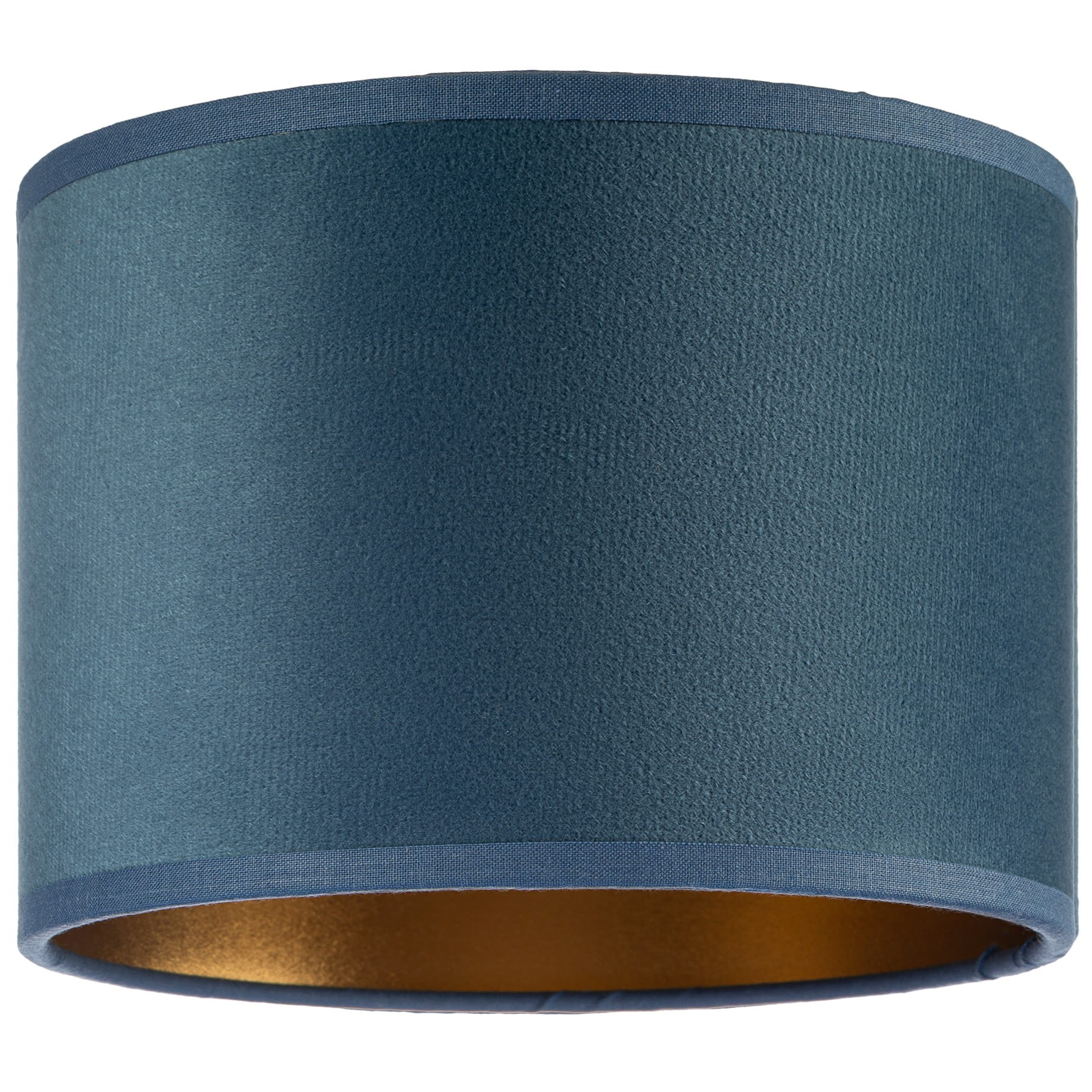Tornado Lampenschirm Rund 16 Samt Jeans-gold