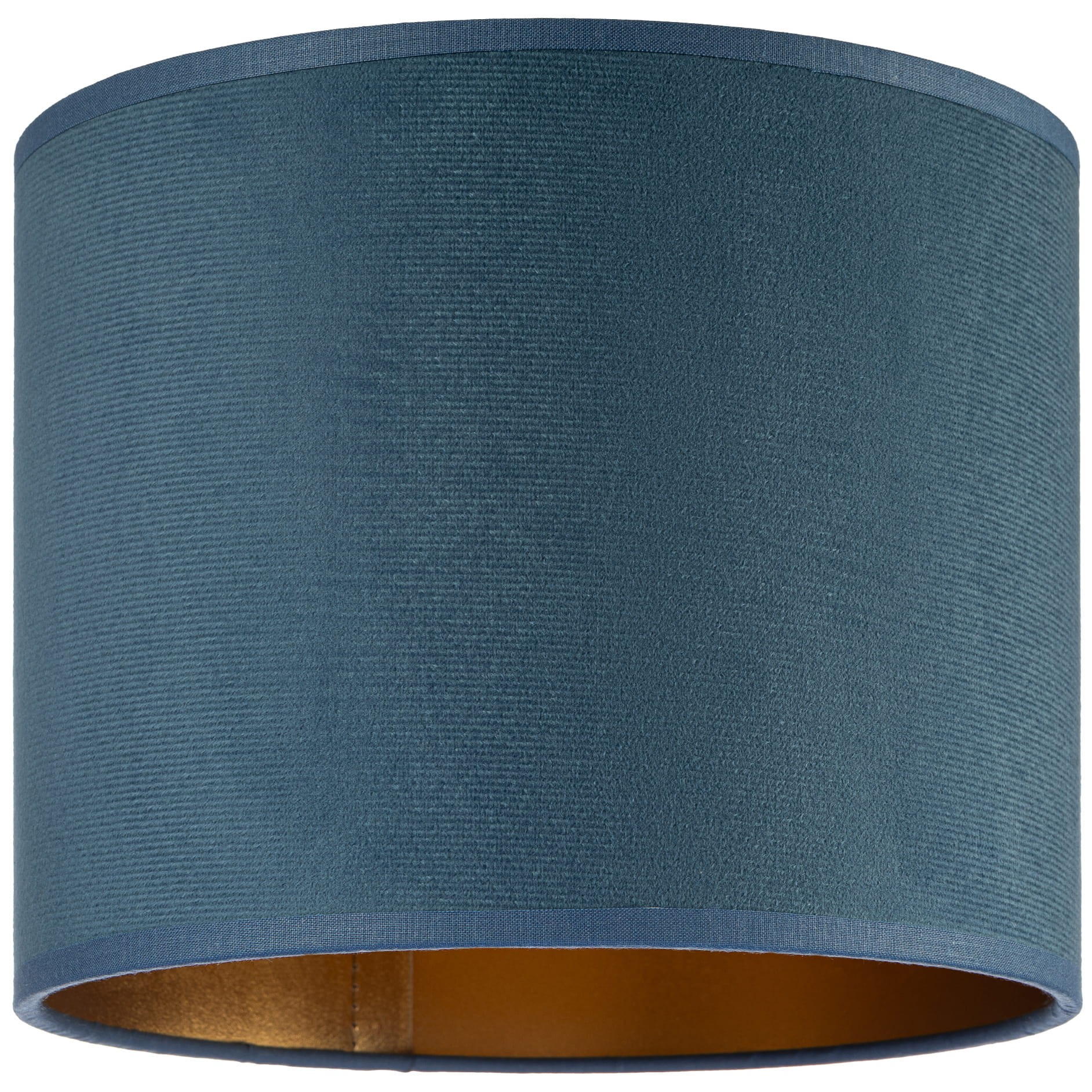 Tornado Lampenschirm Rund 20 Samt Jeans-gold