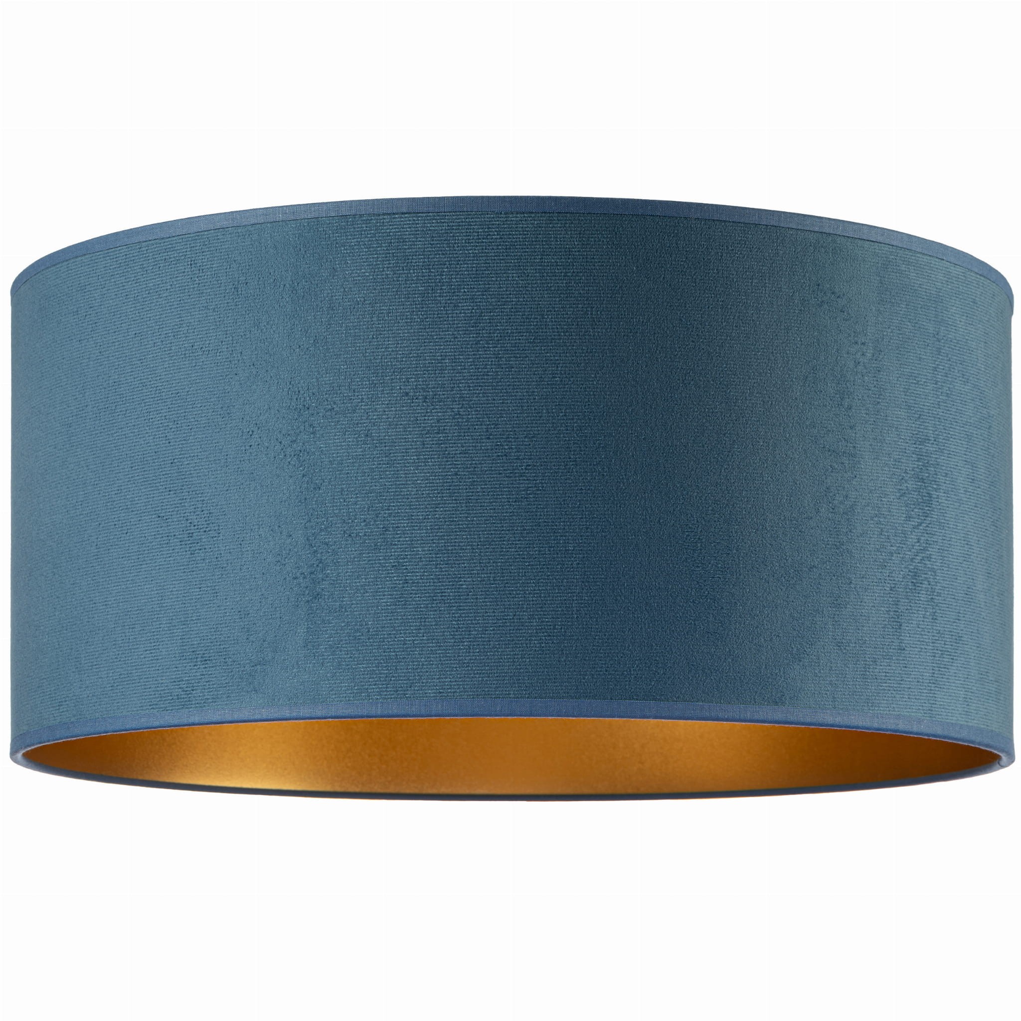 Tornado Lampenschirm Rund 40 Samt Jeans-gold