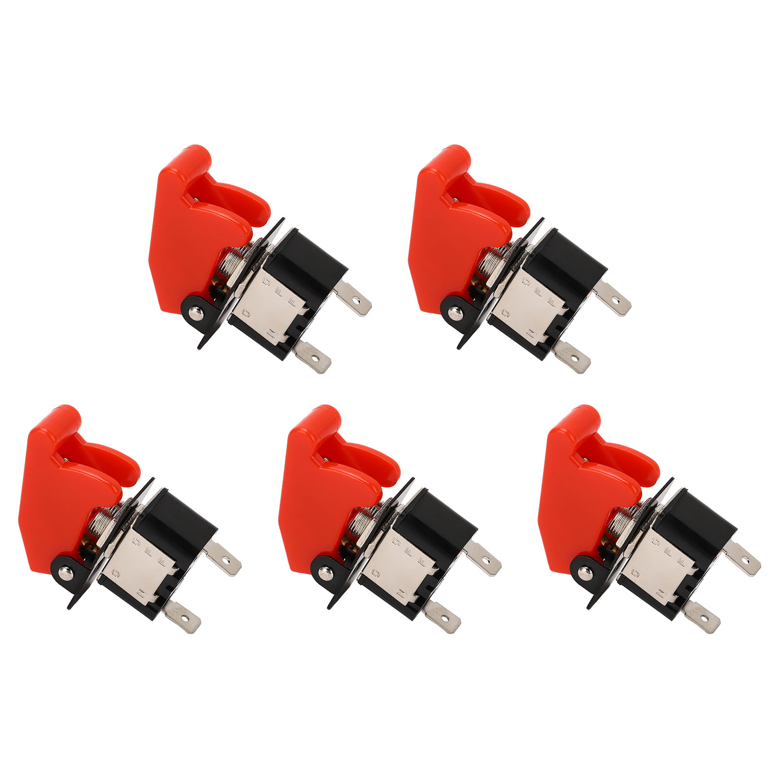 5er-packung 12v Dc 25a 2-polige Wasserdichte Wippschalter Für Fahrzeuge Und Boote