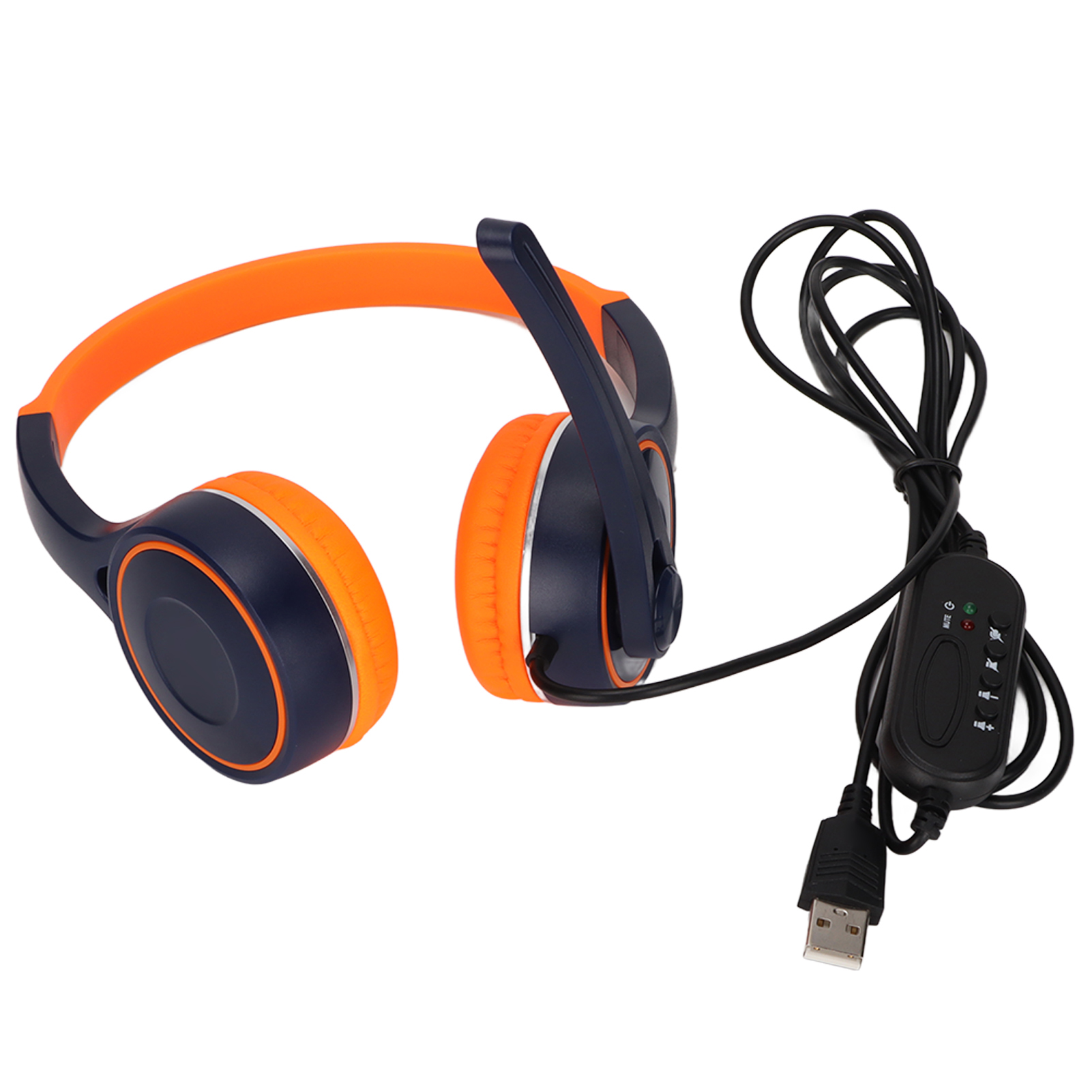 Professionelle Usb-kopfhörer Für Kinder, Ohrumschließend, Ideal Für Reisen, Outdoor-aktivitäten Und Flugzeuge (länge: 1,8 M / 5,9 Ft).
