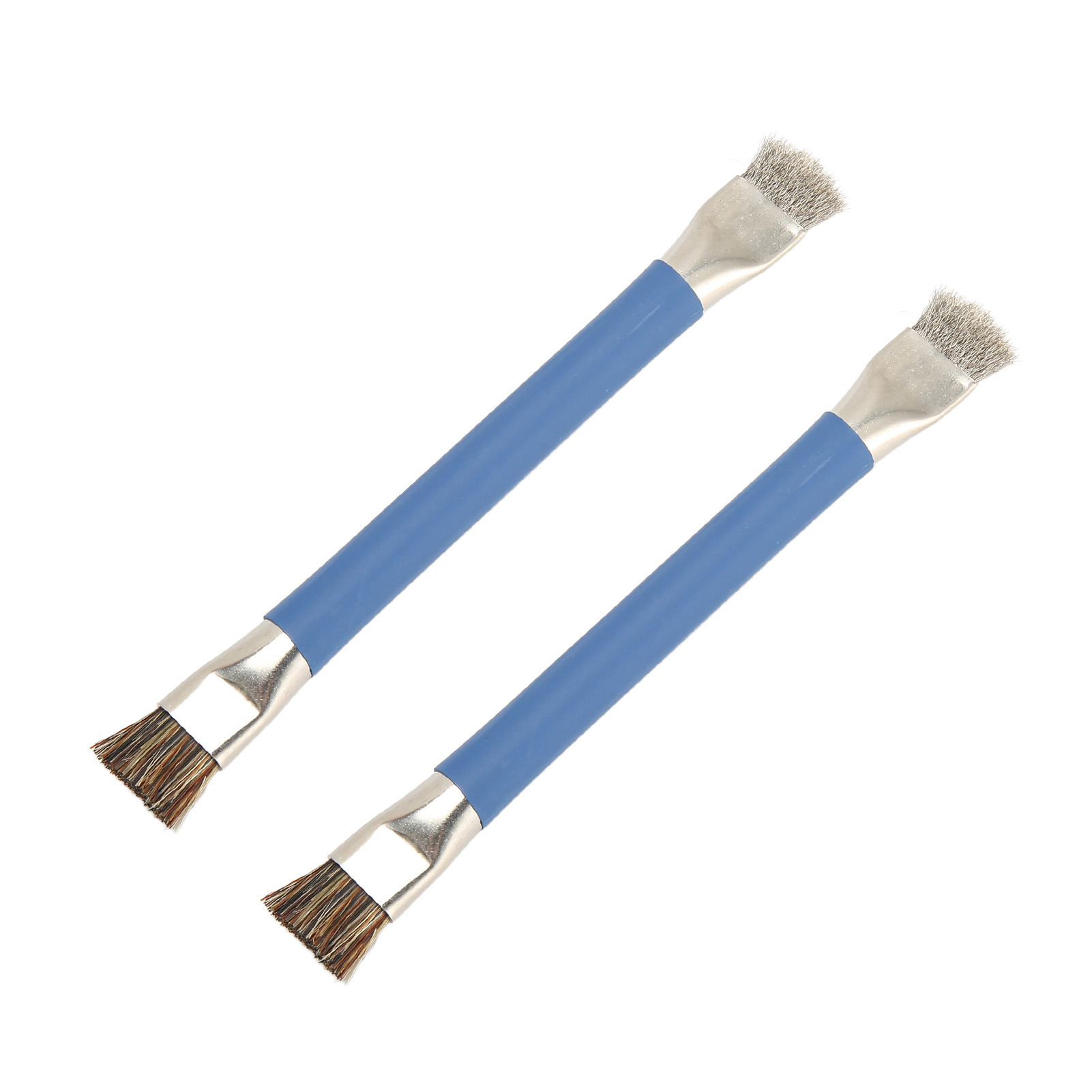 Set Aus 2 Doppelseitigen Antistatischen Reinigungsbürsten Für Integrierte Schaltkreise Auf Motherboards, Für Mobiltelefone Und Tablets.