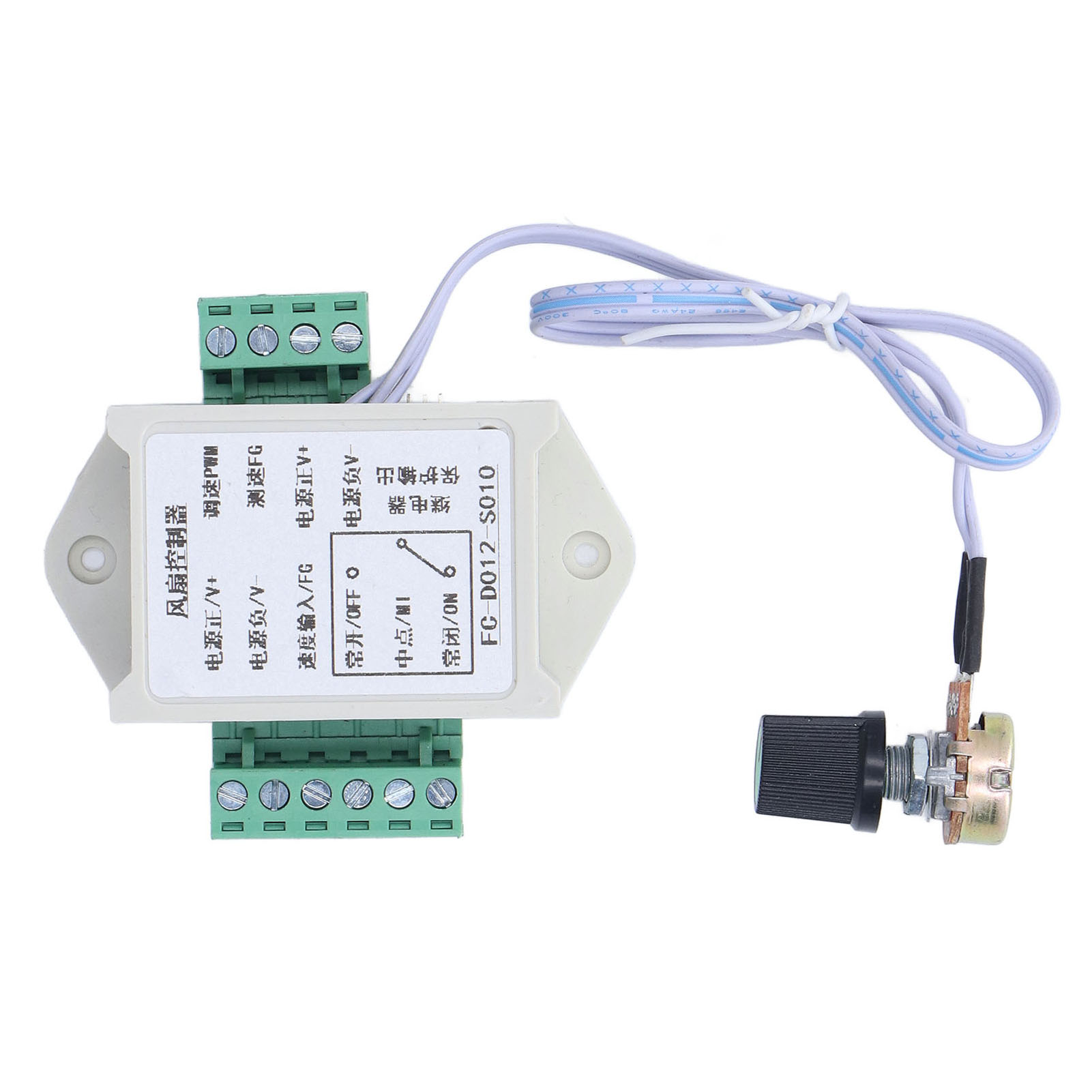 4-adriger 12v Pwm-lüfterregler Mit Motorblockierschutz Und Drehzahlregler Cd012s010