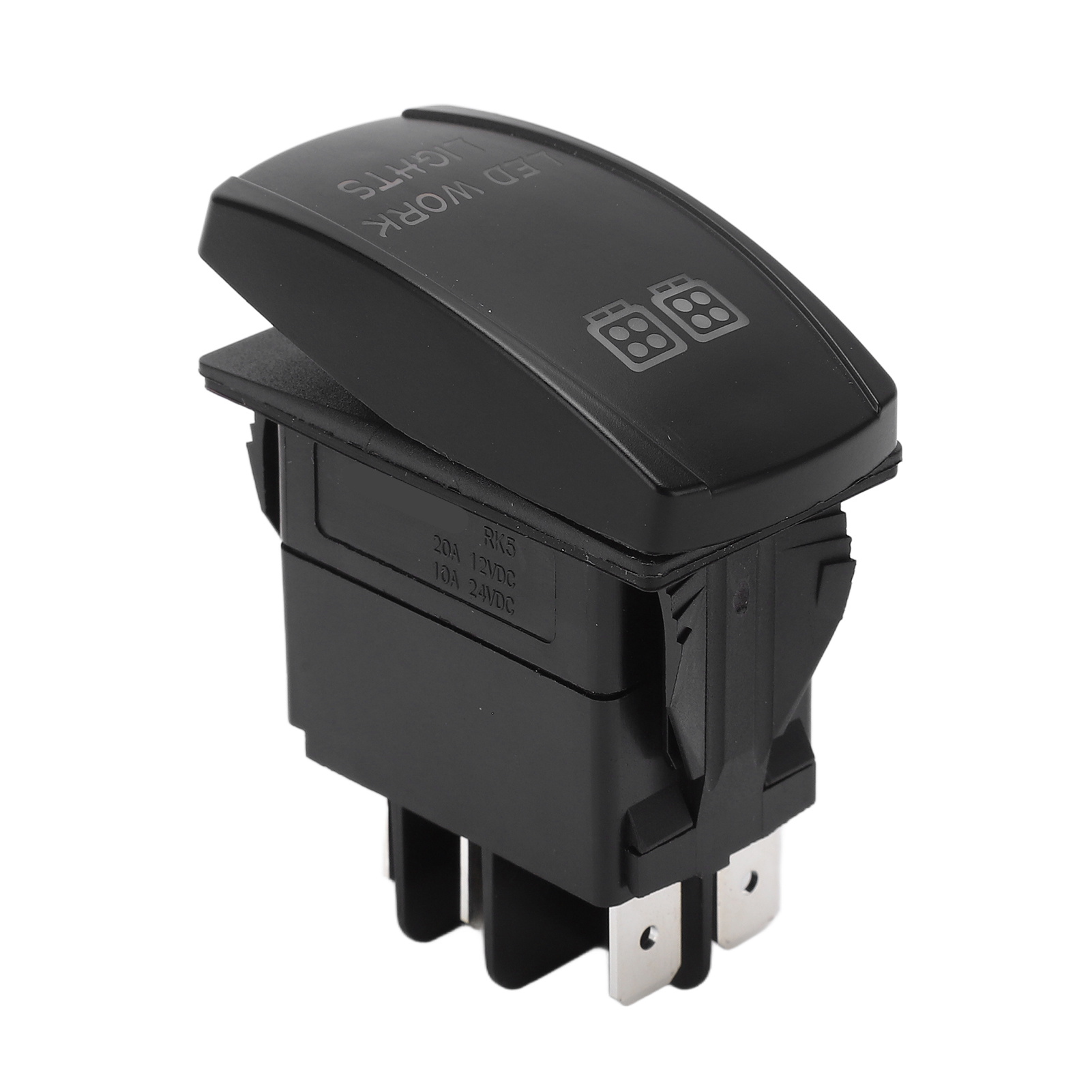 Ts-35 5-poliger Wippschalter Mit Led-anzeige Für Auto, Boot, Yacht