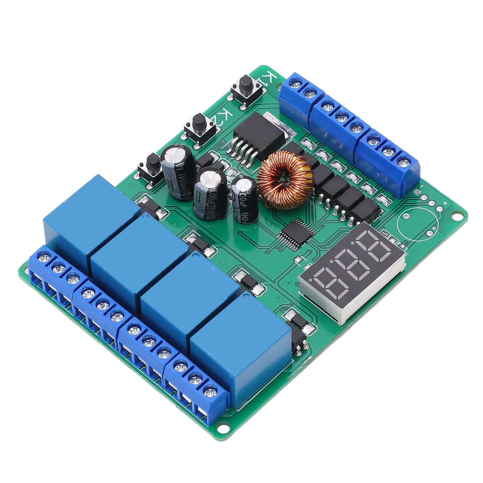 Programmierbares Und Reversibles 4-wege-relaismodul Mit Digitalanzeige Für Schaltungen