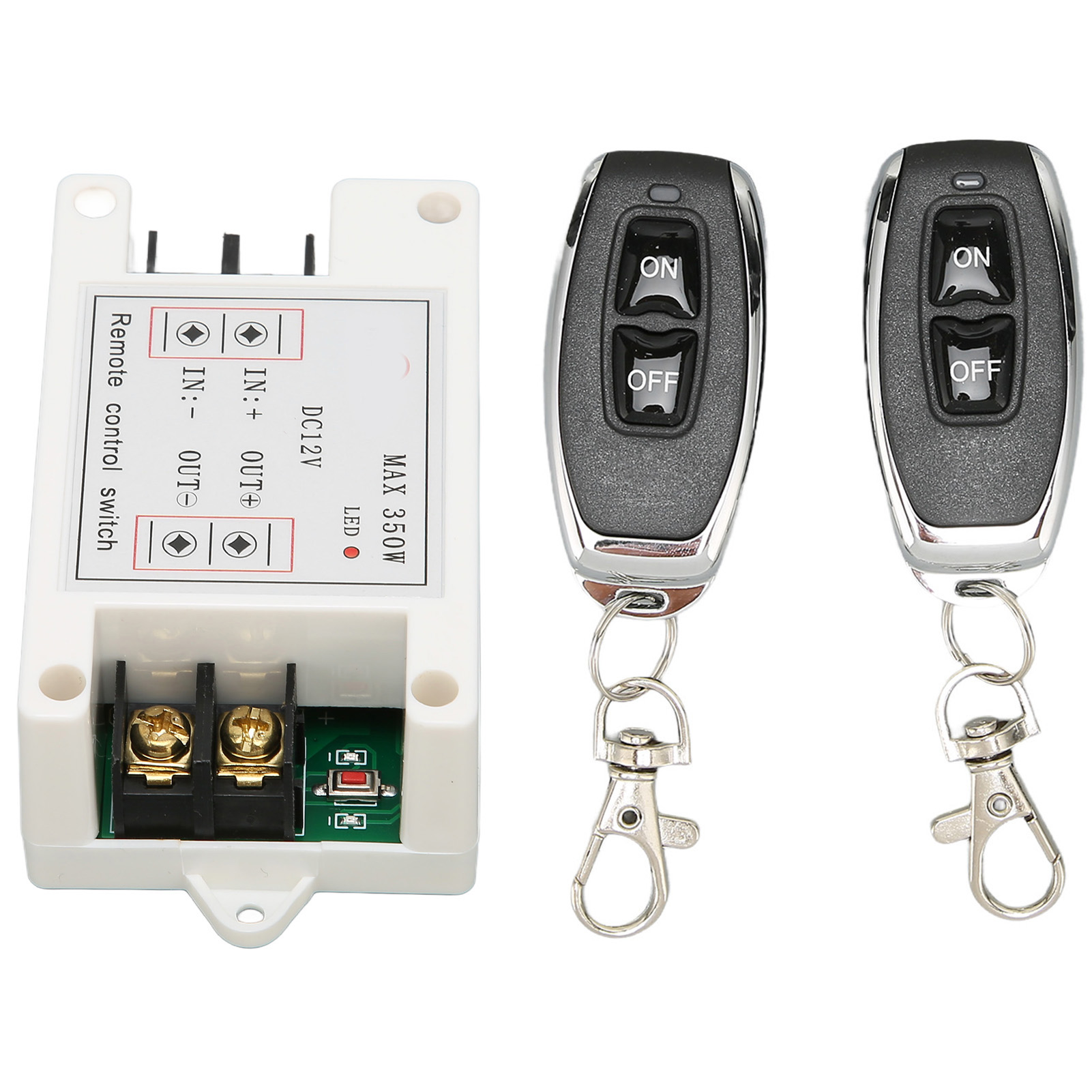 350 W, 1-kanal, 433 Mhz, Funk-relais-fernschalter Für Elektrische Türen Oder Fenster, 40 A, 12 V Dc