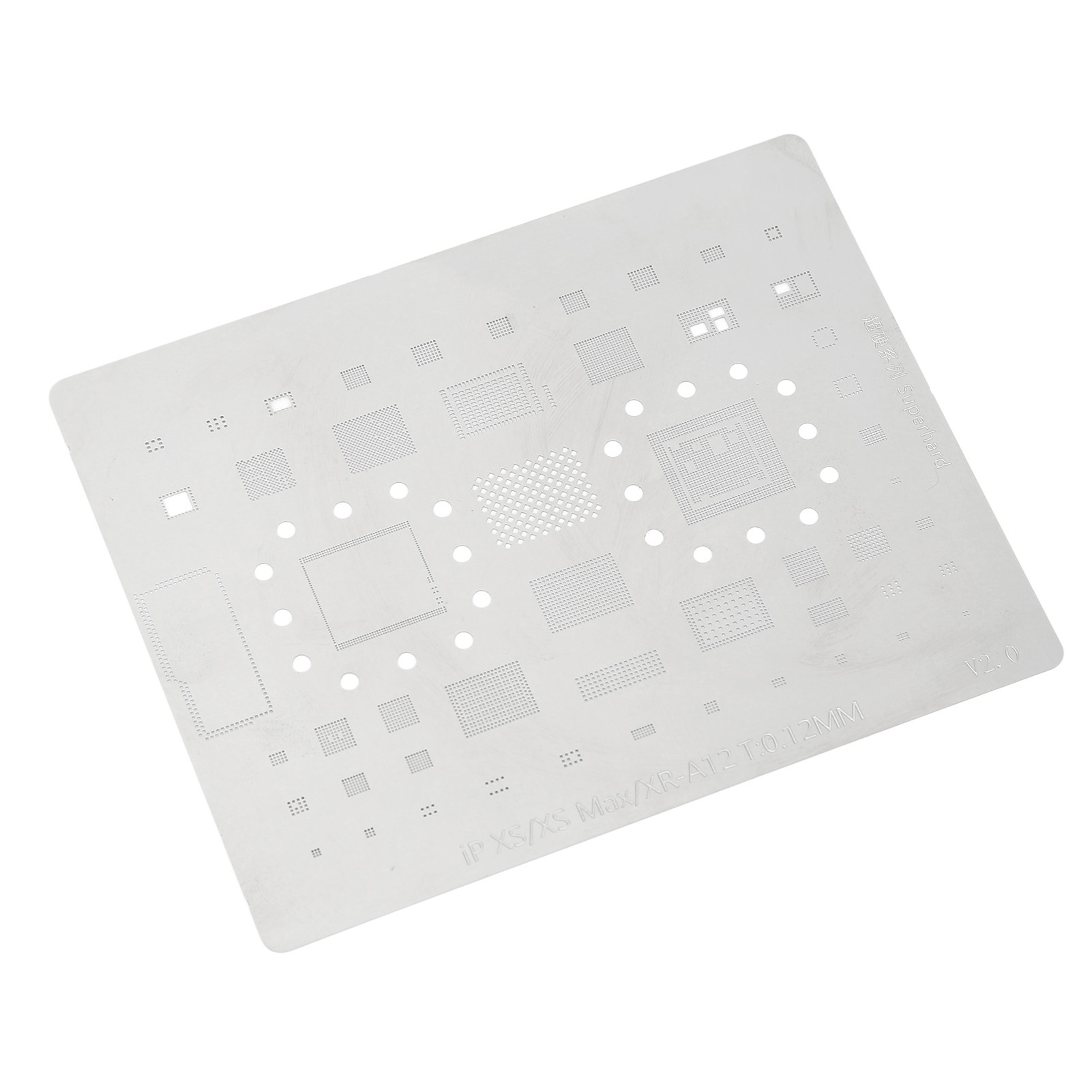 Reballing-vorrichtung Aus Edelstahl Für A12-ics. Zinnvorrichtung Zum Reballing Von Bga-chips.