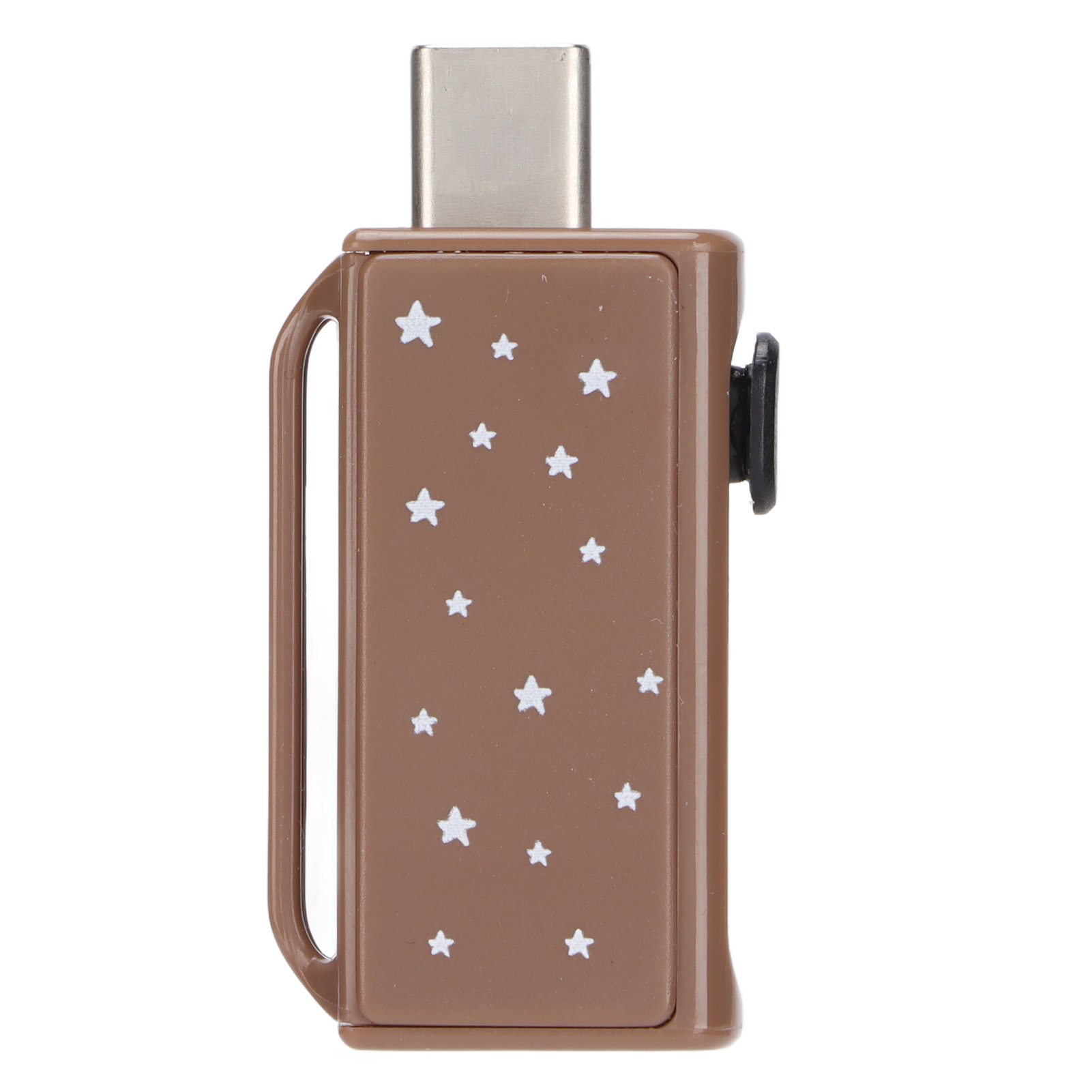 Tragbarer, Teebrauner Usb-stick Aus Kunststoff, 32 Gb, Mit Push-and-pull-mechanismus, Ideal Zum Speichern Und Übertragen Von Daten.