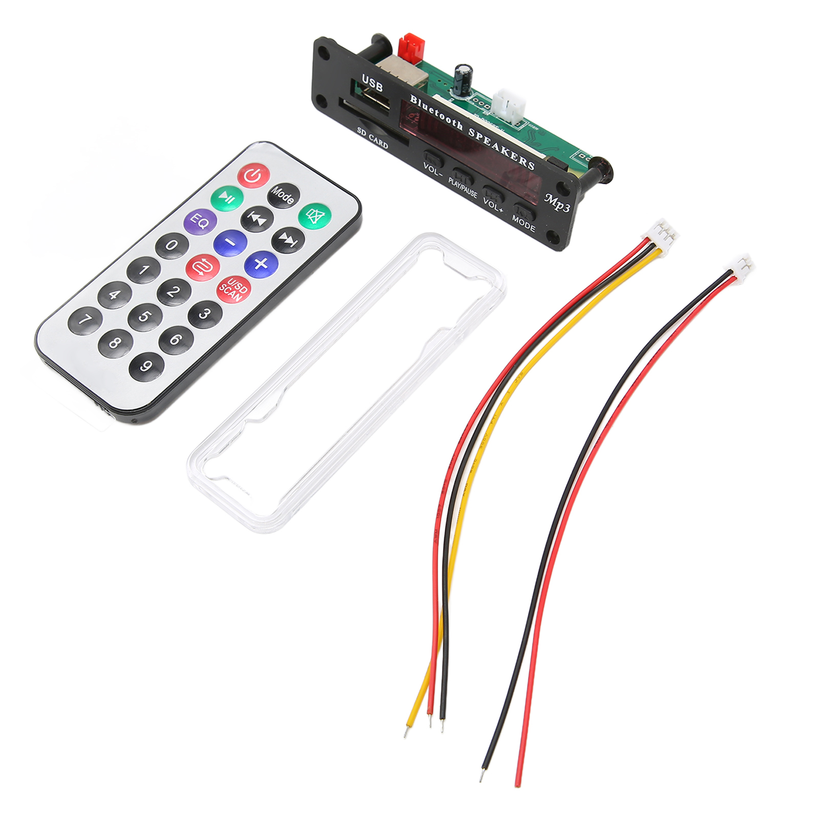 Bluetooth-decoderplatine Mit Unterstützung Für Usb-speicherkarten, Fm-umschaltung, Mp3- Und Wma-decodierungsmodul Und Led-anzeige.