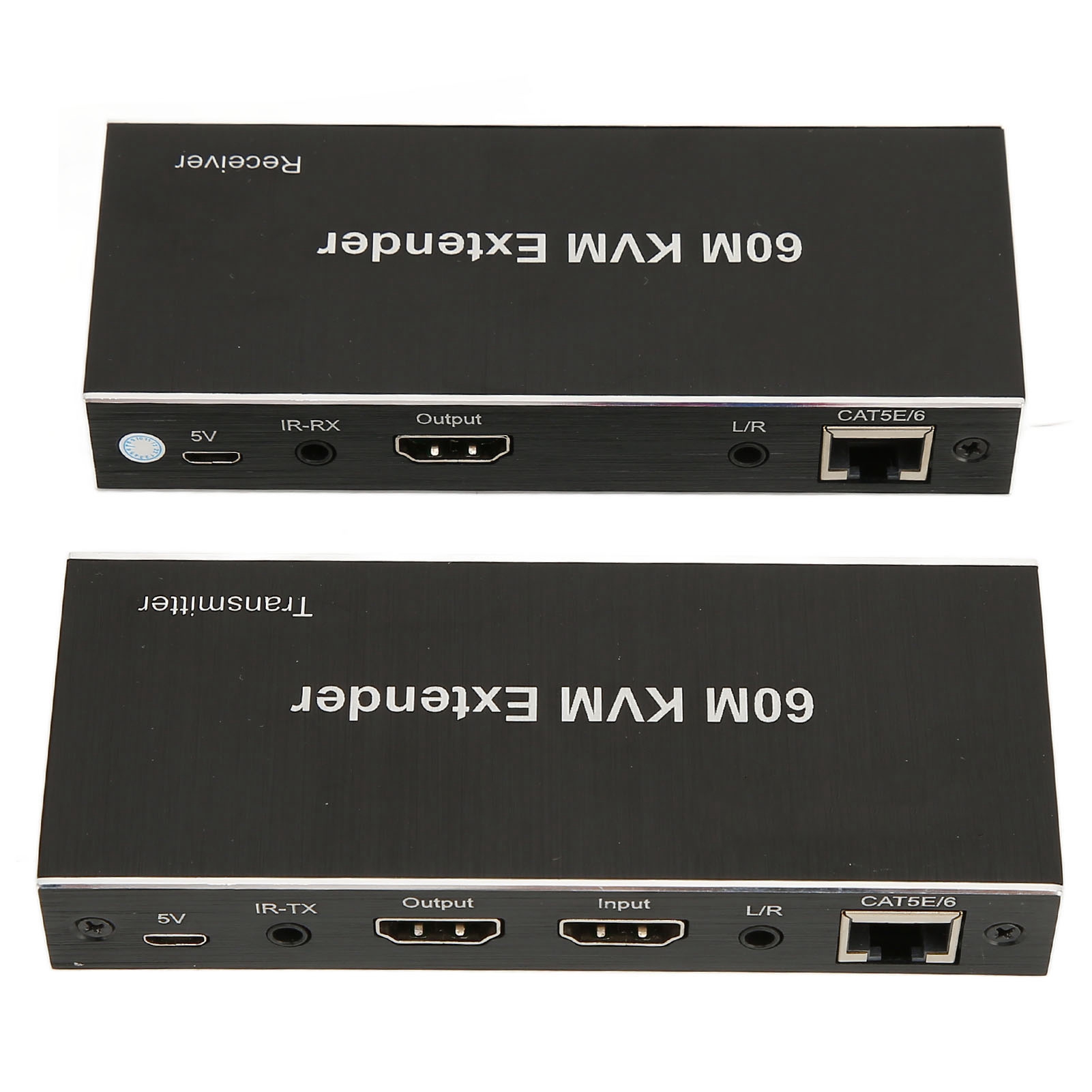 Multifunktionaler 60-m-kvm-extender, 1080p 60hz Hd-multimedia-schnittstelle, Usb-kvm-verlängerung Für Fernseher, Dvd-player Und Pc, 100–240 V