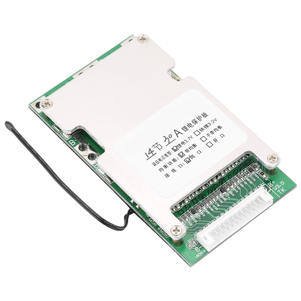 Schutzplatine Für 14s 50v 30a Lithium-batterie (bms-leiterplatte) Mit Ausgleichslast