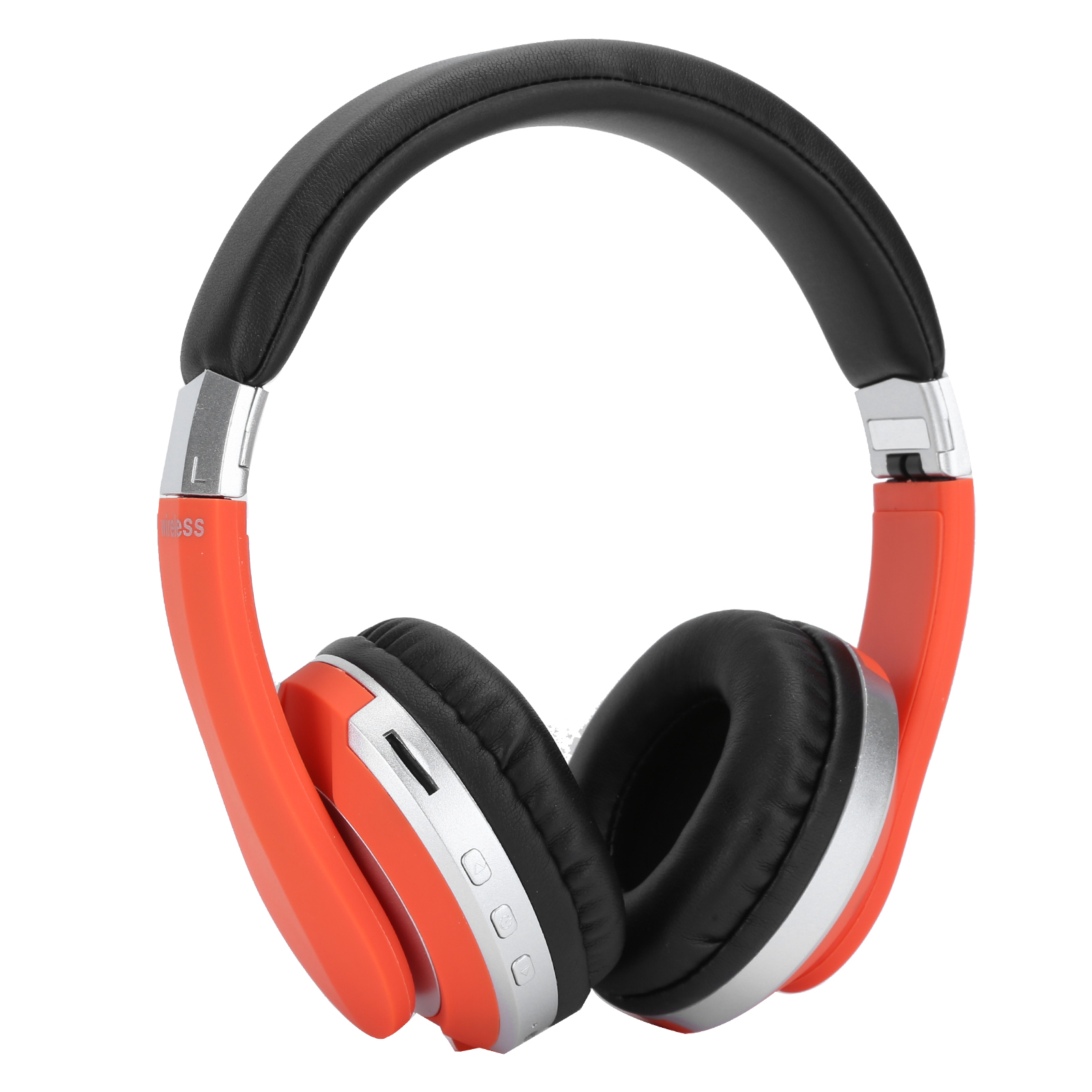 Faltbarer Kabelloser Stereo-on-ear-bluetooth-kopfhörer Mit Mikrofon, Ideal Zum Spielen (orange)