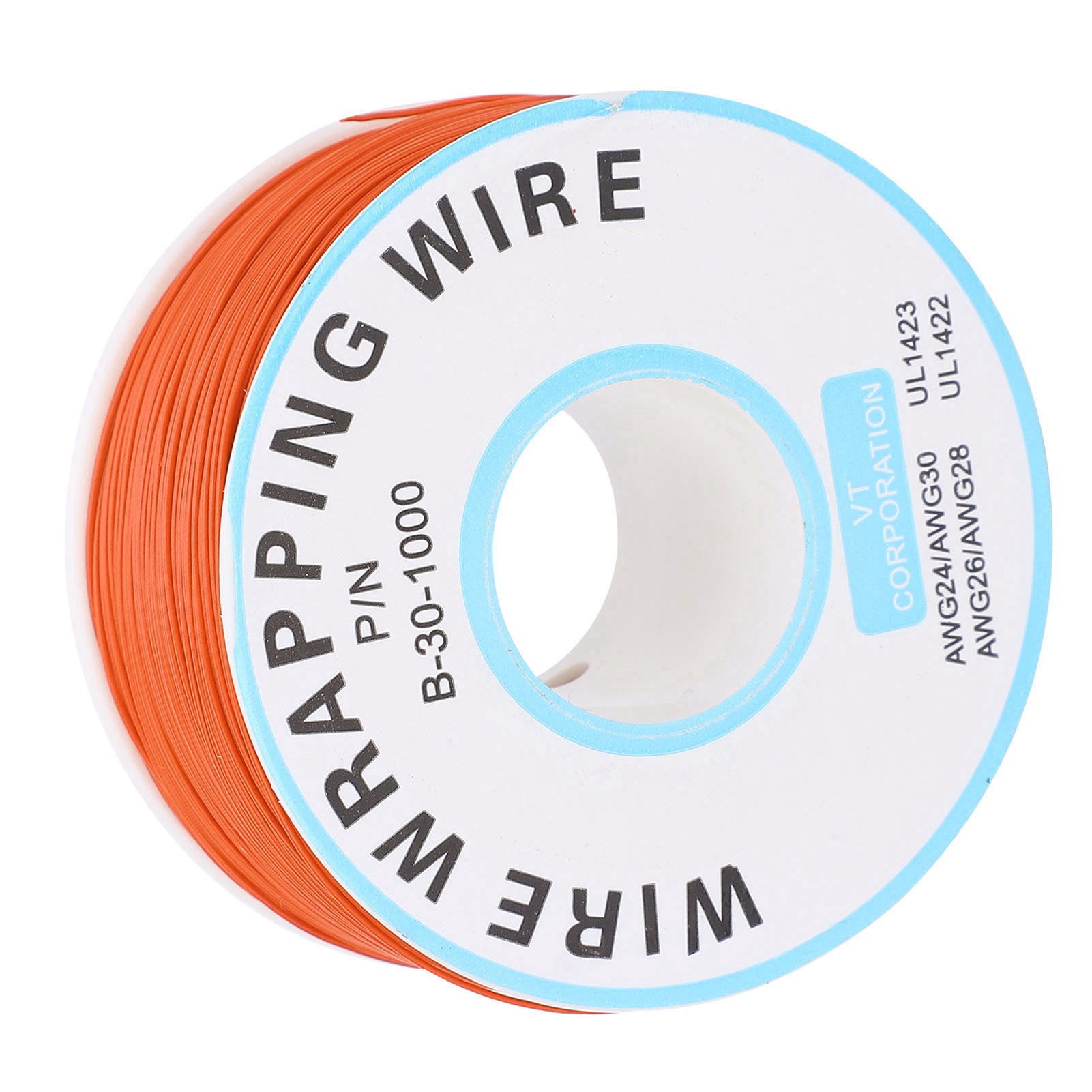 Einadriges Elektronisches Kupferanschlusskabel, Anschlussleitung Für Leiterplatten, Orange
