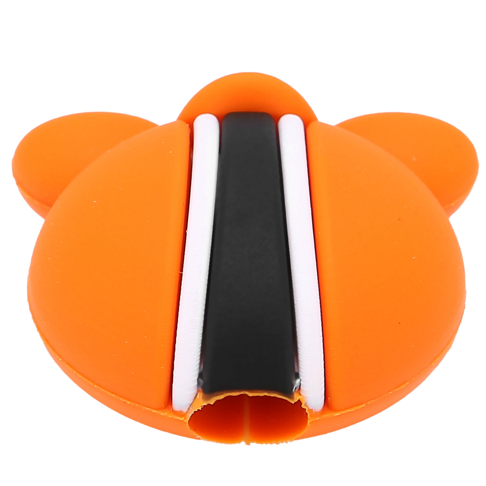 Niedlicher Ladekabelschutz In Teddybärform – Orange