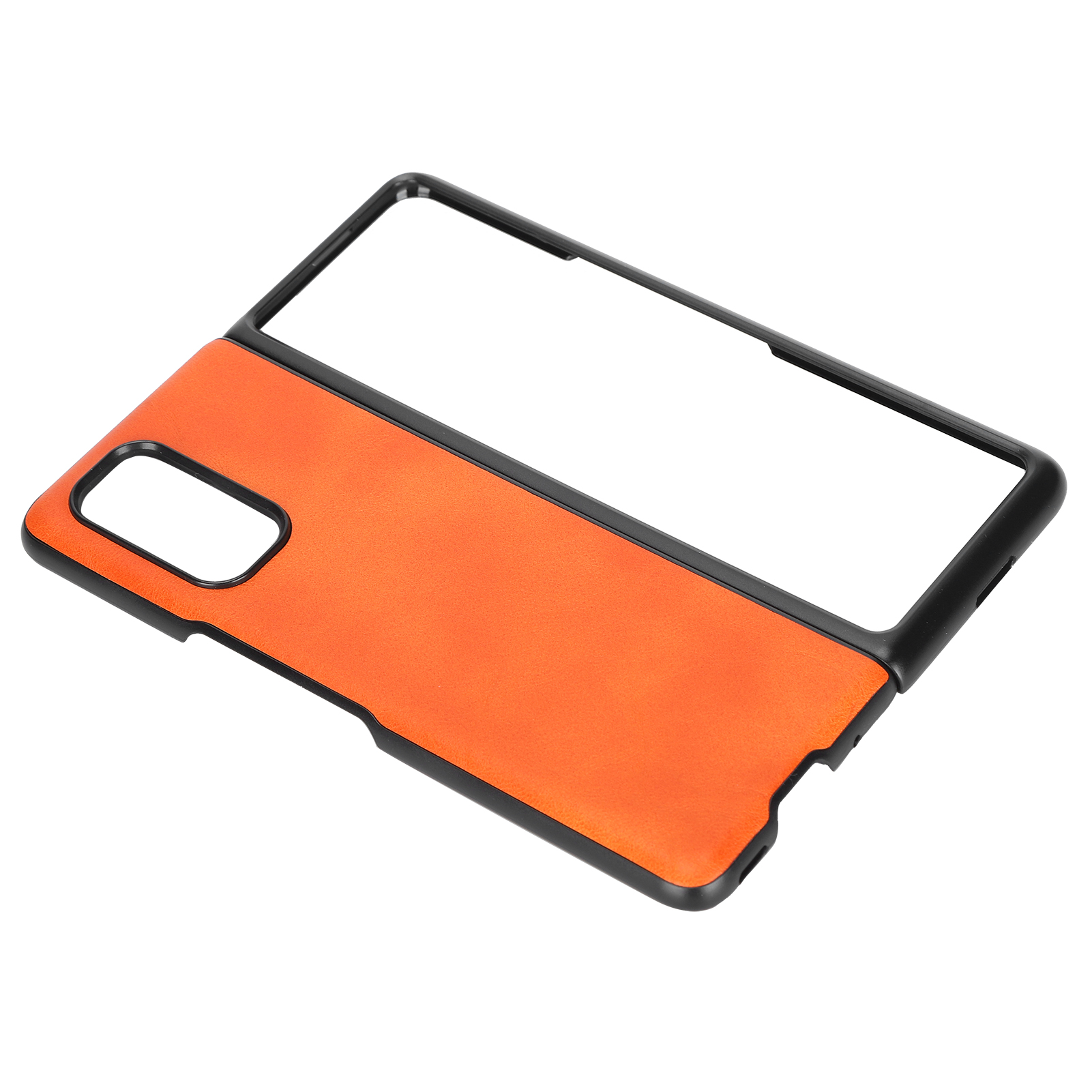 Lederhülle Für Xiaomi Mix Fold Mobiltelefon, Kratzfester Schutz (orange)