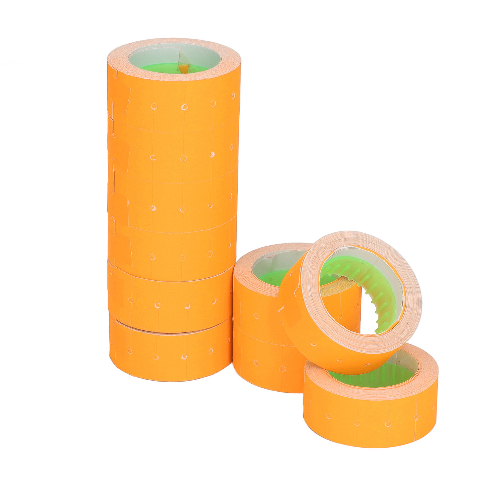 Preisschilder Für M5500 Mx5500 Etikettpistole (3 Tuben, 15.000 Stück, Einreihig, Orange, 21 X 12 Mm) - 3 Tuben