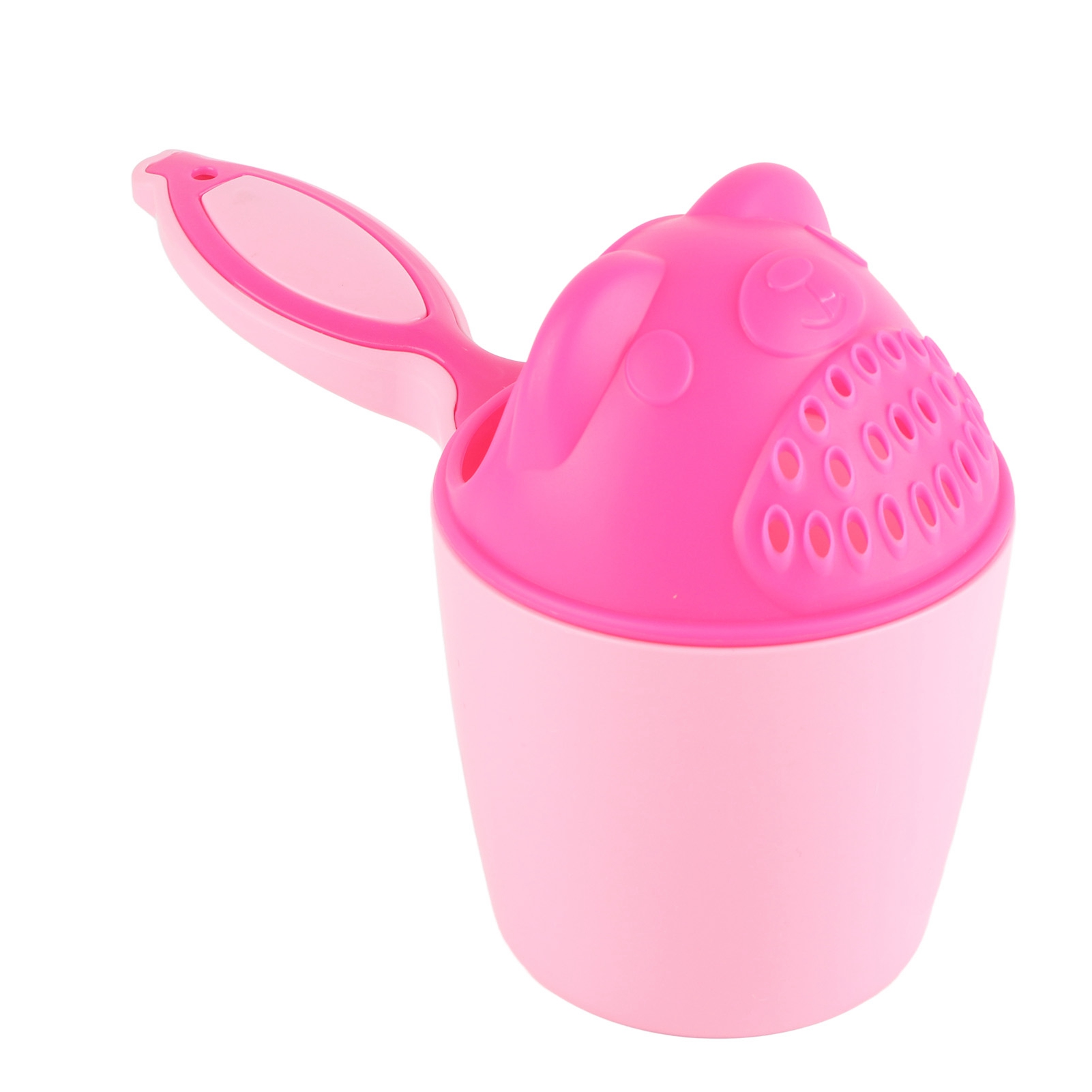 Baby-shampoo-spülbecher Mit Augenschutz, Abnehmbarem Und Komfortablem Griff, Rosa, Für Das Kinderbad.