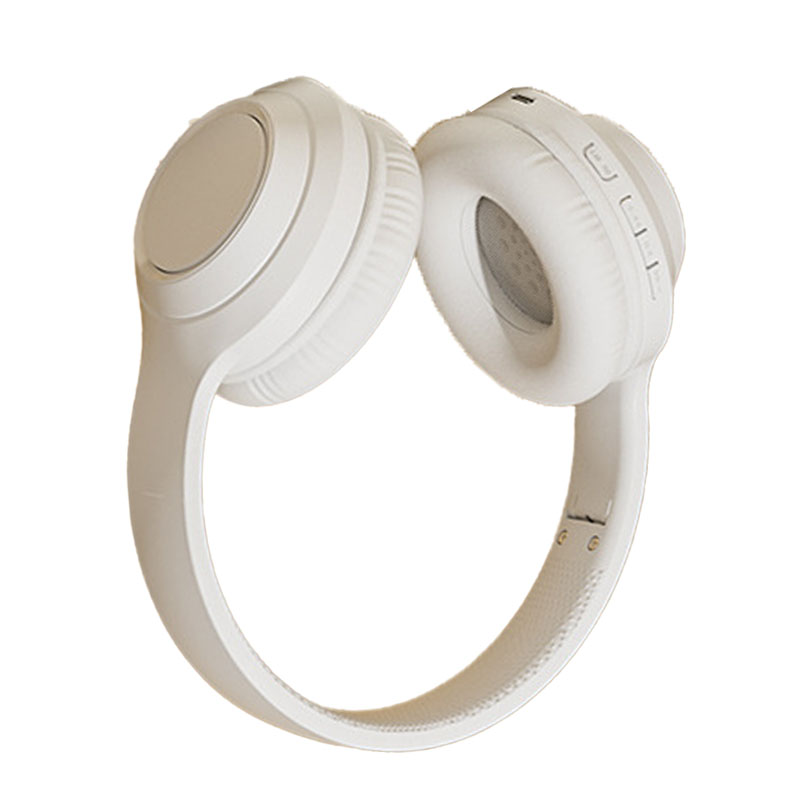Multifunktionales Kabelloses Hifi-stereo-bluetooth-gaming-headset Mit Geräuschunterdrückung Und Kraftvollem Bass, Perlmuttweiß.