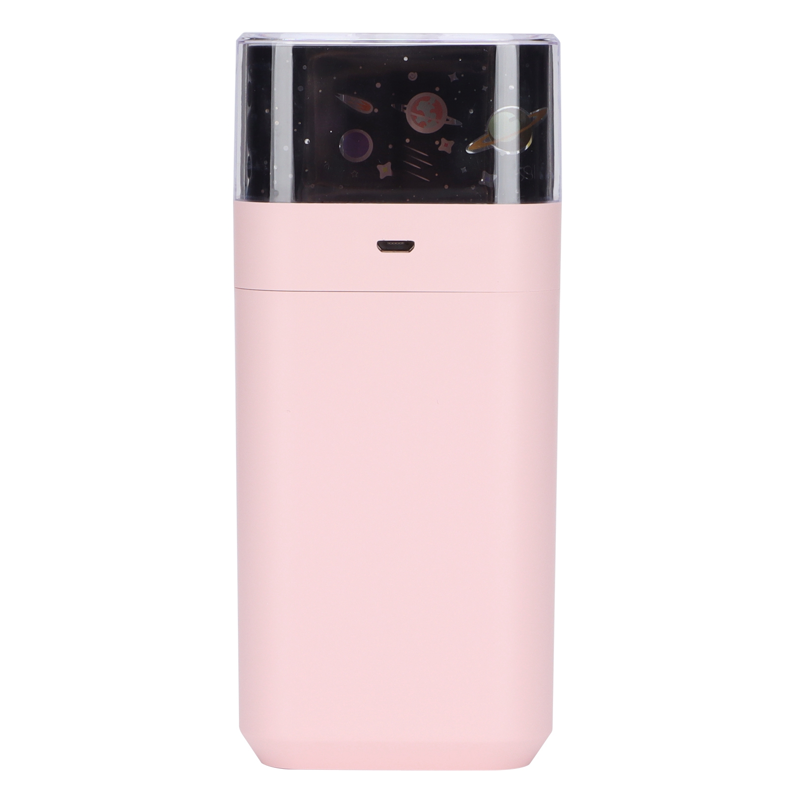 Starlight Ultraschall-luftbefeuchter Mit Led-nachtlicht, Leise, 300 Ml, Zwei Betriebsmodi, Sternenprojektion, Rosa