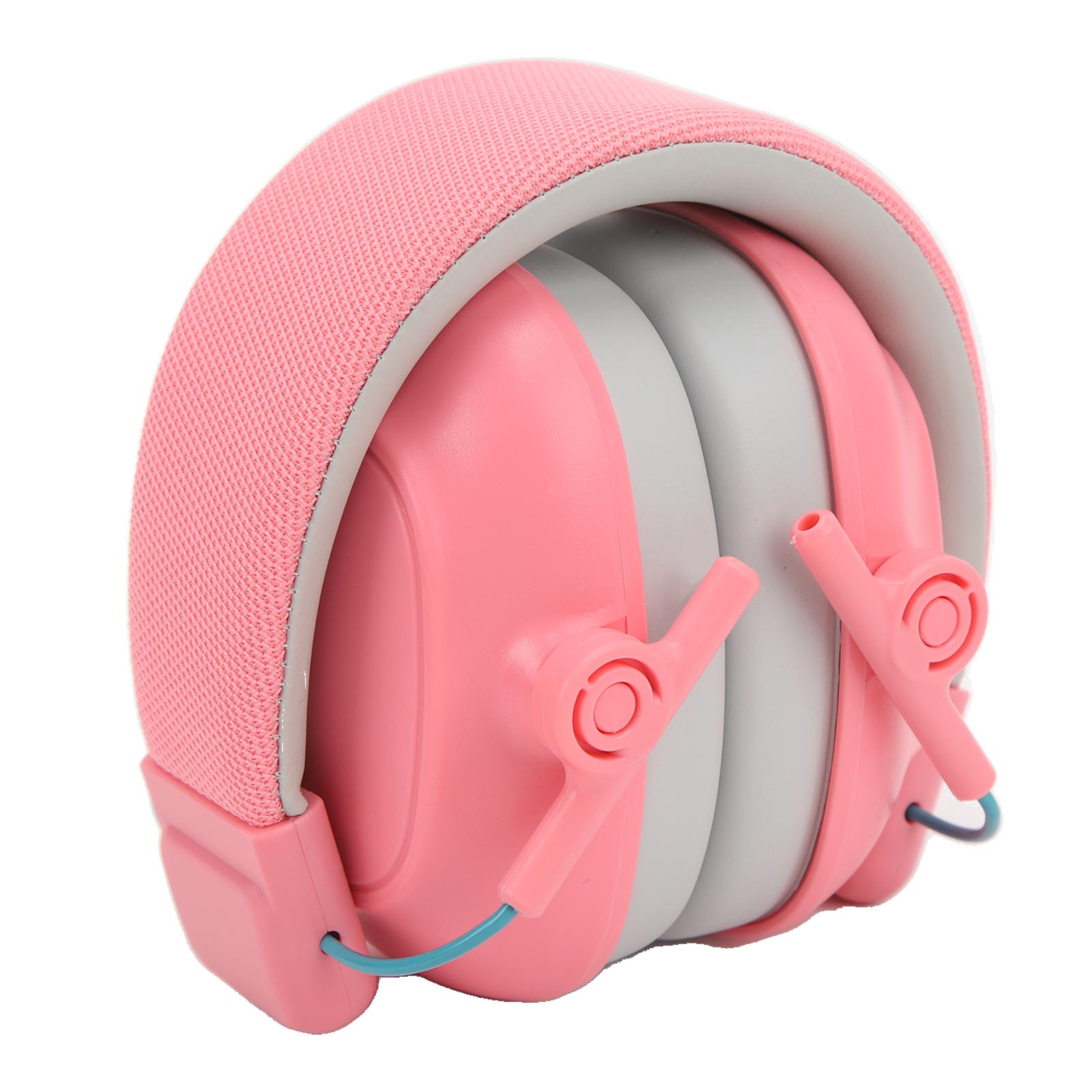 Pinkfarbene Noise-cancelling-kopfhörer Mit 25 Db Geräuschreduzierung, Ideal Zum Schießen Und Rasenmähen.