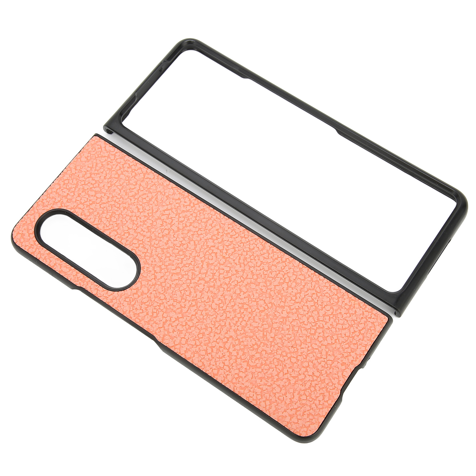 Schutzhülle Für Das Galaxy Z Fold 3 Smartphone Aus Kratzfestem Pu-leder, Rosa.