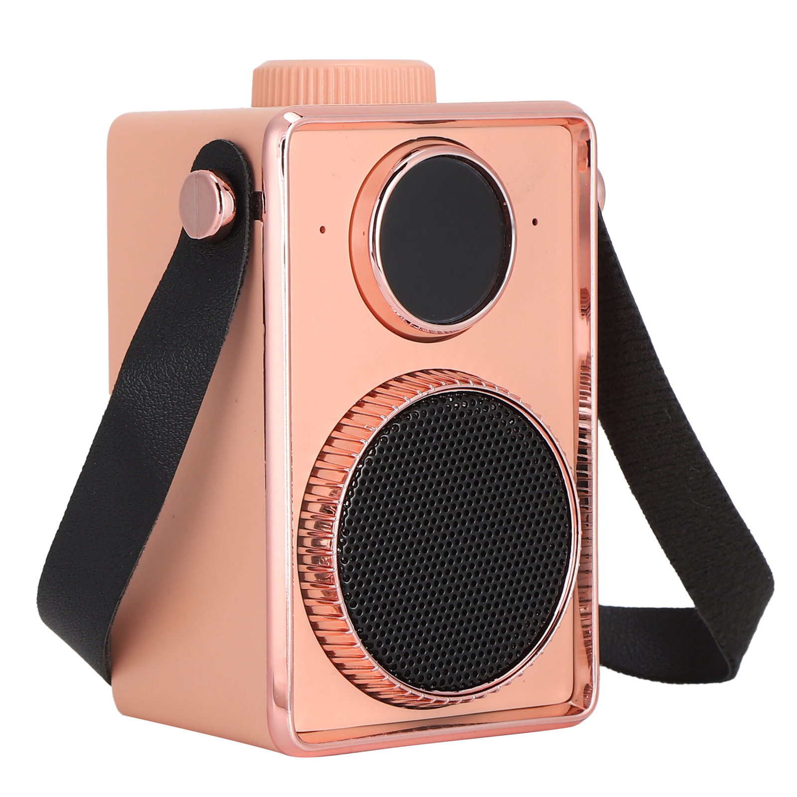 Mini-retro-bluetooth-lautsprecher, Tragbar, Aus Abs (rosa)