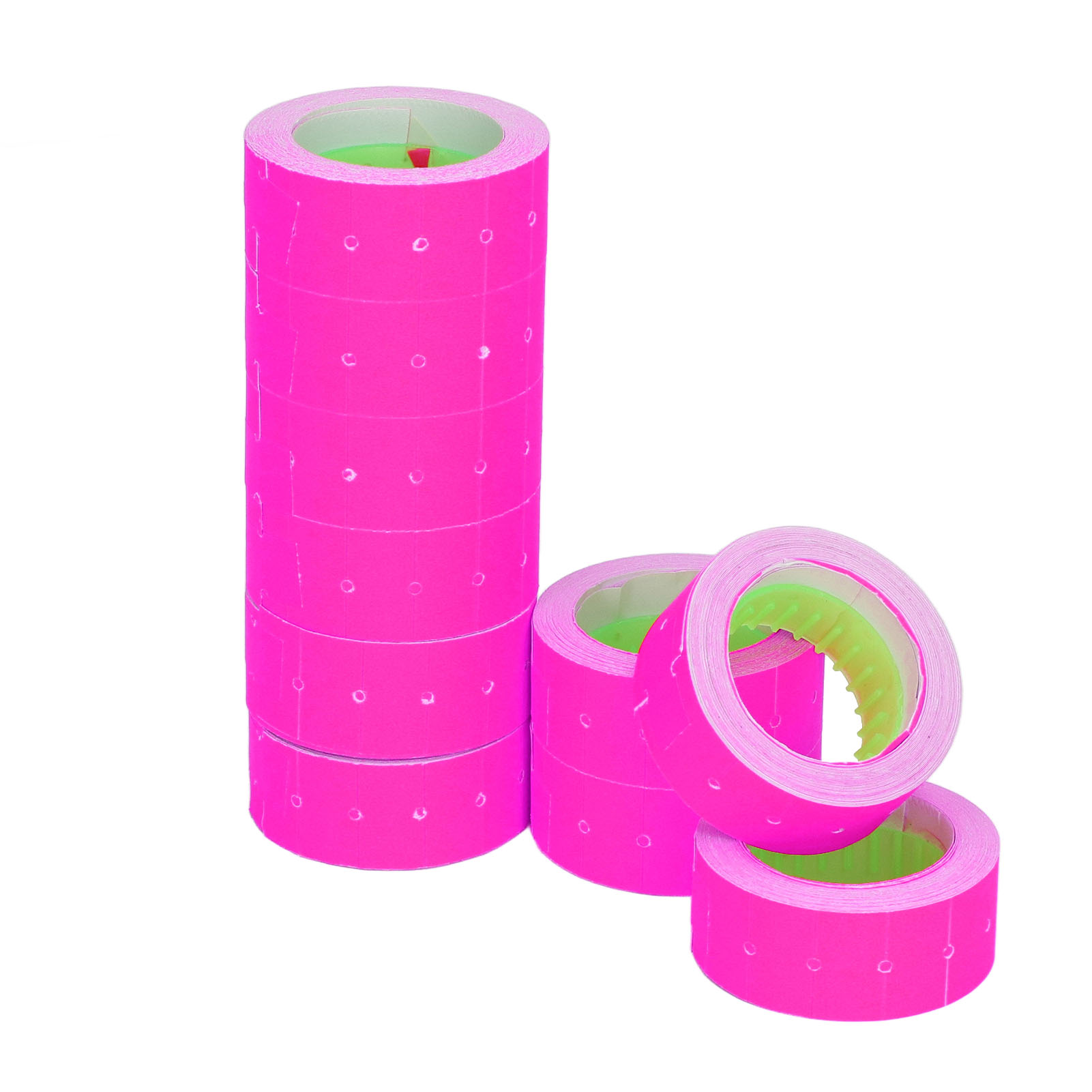 Preisschilder Für M5500 Mx5500 Beschriftete Pistole, 3 Tuben, 15.000 Stück, Eine Reihe, 21 X 12 Mm, Rot-rosa.