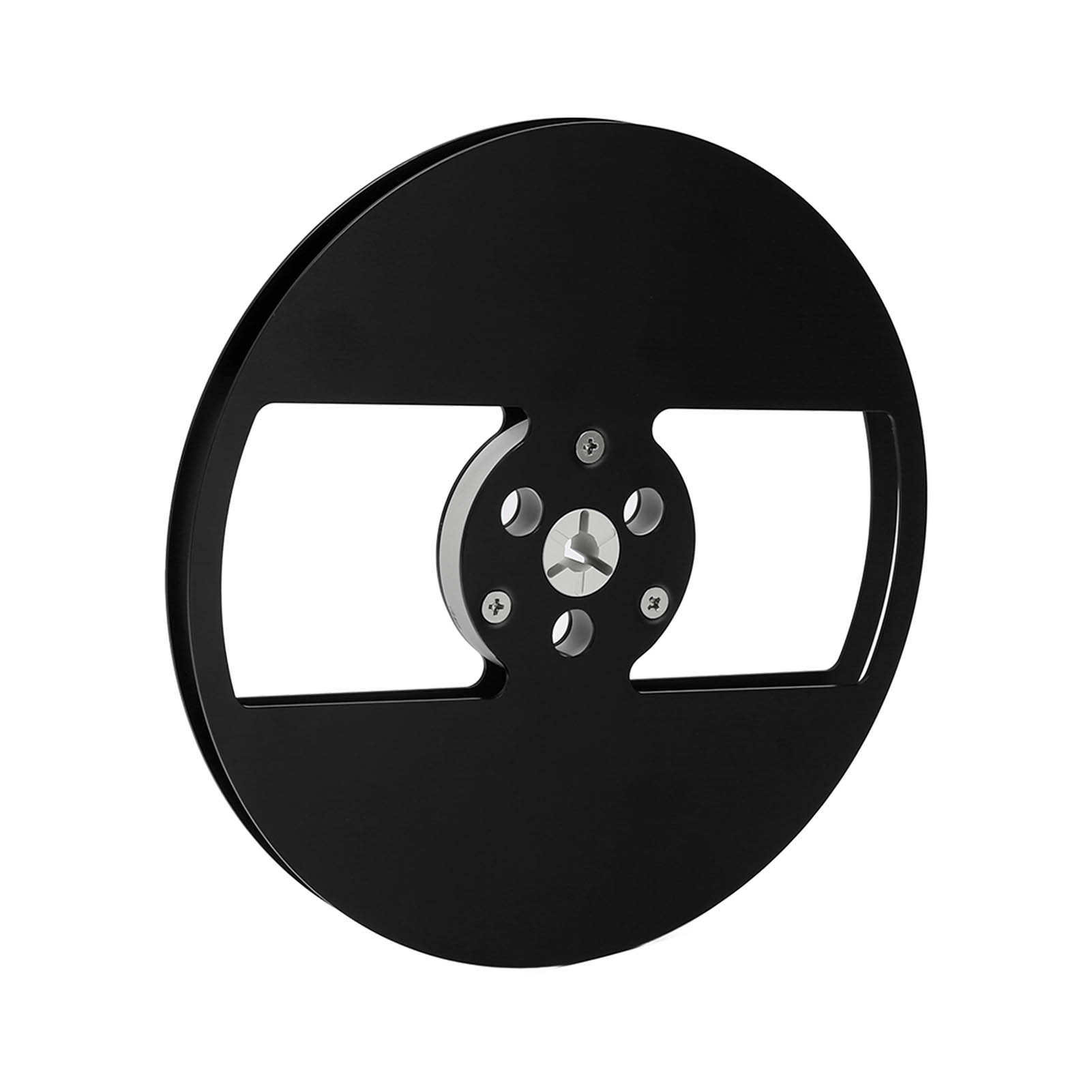 Leere 1/4"-7-zoll-bandspule Aus Aluminiumlegierung, 2 Löcher, Universelle Aufwickelspule Für Bandöffnungsmaschinen, Ersatzteil Für Teac, Schwarz