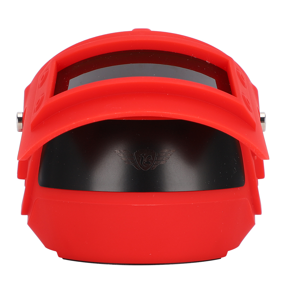 Mini-tragbares Multifunktions-headset Mit Kabellosem Bluetooth 4.2-lautsprecher, Handyhalterung Und Eingebautem Lautsprecher Für Reisen Im Freien (rot).