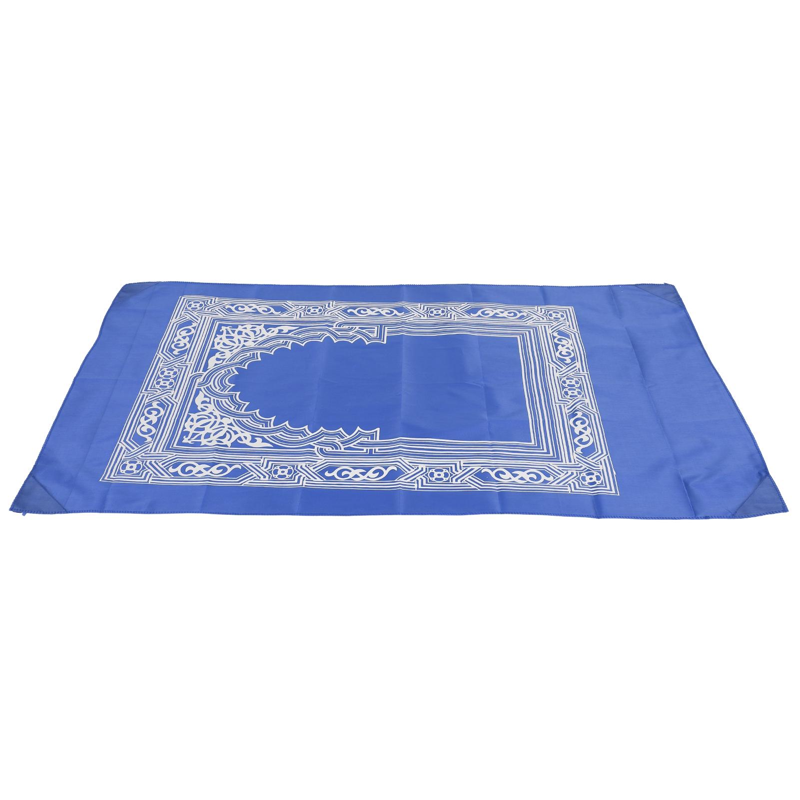 Muslimischer Gebetsteppich Mit 4 Eisenverstärkten Ecken Und Eingebautem Kompass, Ideal Für Reisen Und Outdoor-aktivitäten (blau).