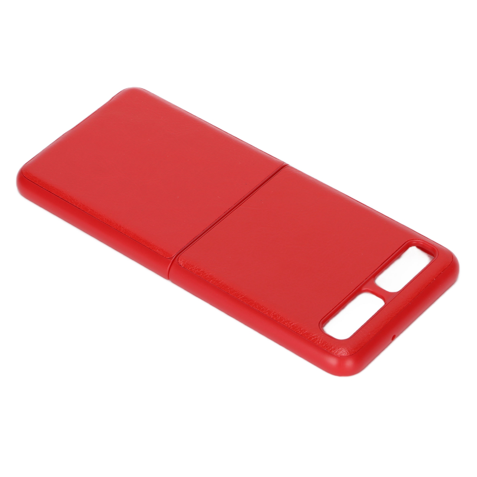 Schutzhülle Aus Leder Für Samsung Galaxy Z Flip, Kratzfest, Rot, Typ 2