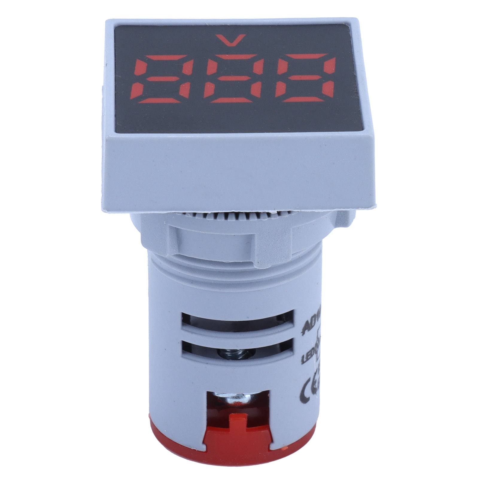 Digitale Spannungsanzeige Ad16-22fsv Mit Mattierter Frontplatte, 60–500 V Ac, Rot