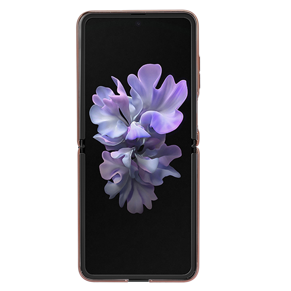 Schutzhülle Aus 9h-gehärtetem Glas Mit Diamantmuster, Kompatibel Mit Samsung Galaxy Z Flip. Rot.