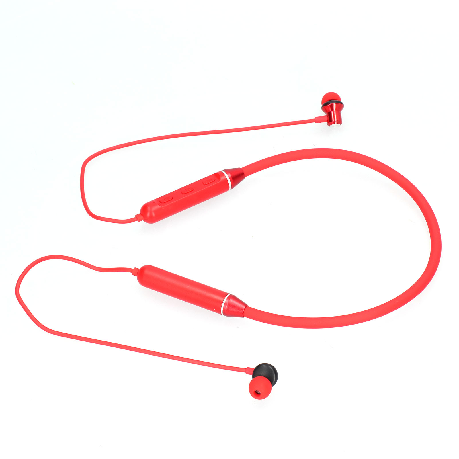Kabelloser Bluetooth 5.1 Nackenbügel-kopfhörer Mit Geräuschunterdrückung, Für Sport Und Mobiltelefone (rot)