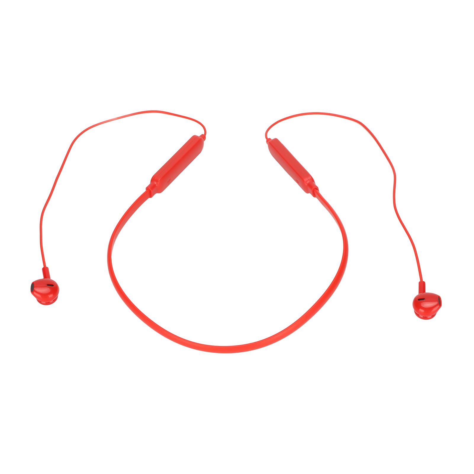 Ipx7 Wasserdichte Bluetooth-nackenbügelkopfhörer, Geräuschunterdrückung, Tiefer Bass, Flexibel, Kabellos, Für Sport, Rot