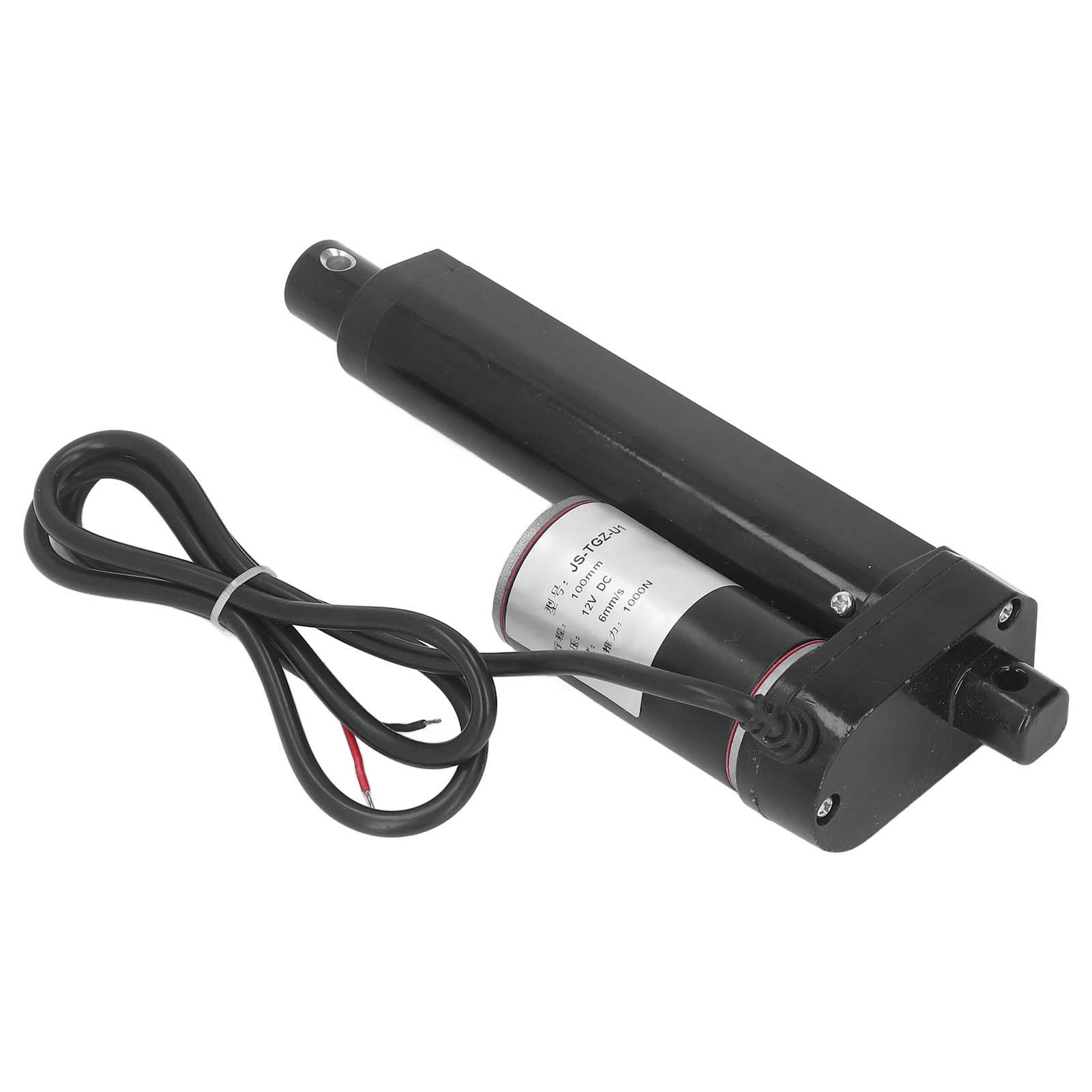 Linearer Elektrischer Stellantrieb Aus Aluminiumlegierung, 100 Mm Hub, 1000 N Kraft, Metallgetriebe, Mit Endschalter, 12 V Gleichstromversorgung.