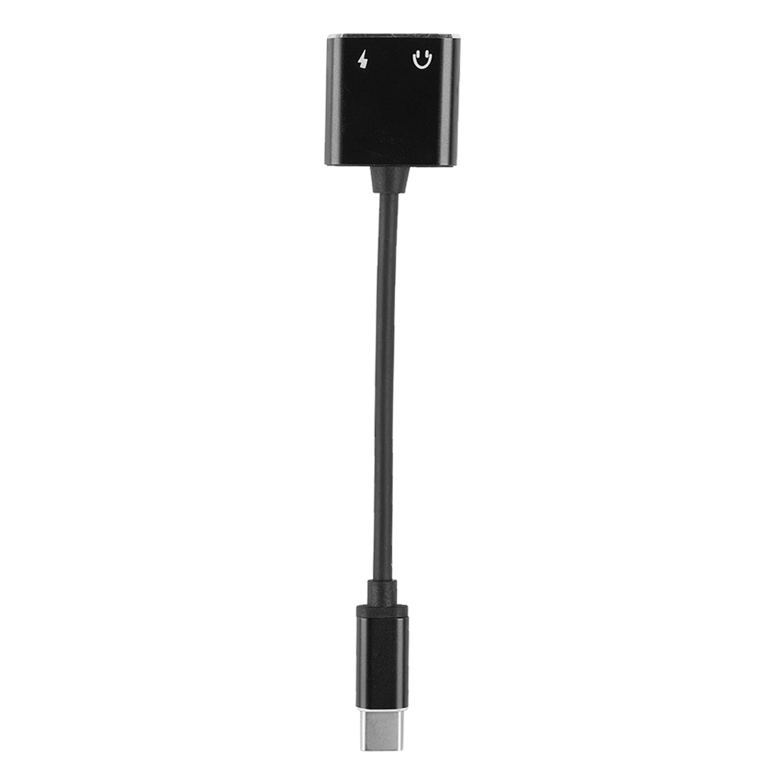 2-in-1 3,5-mm-typ-c-audioadapter Für Kopfhörer (schwarz)