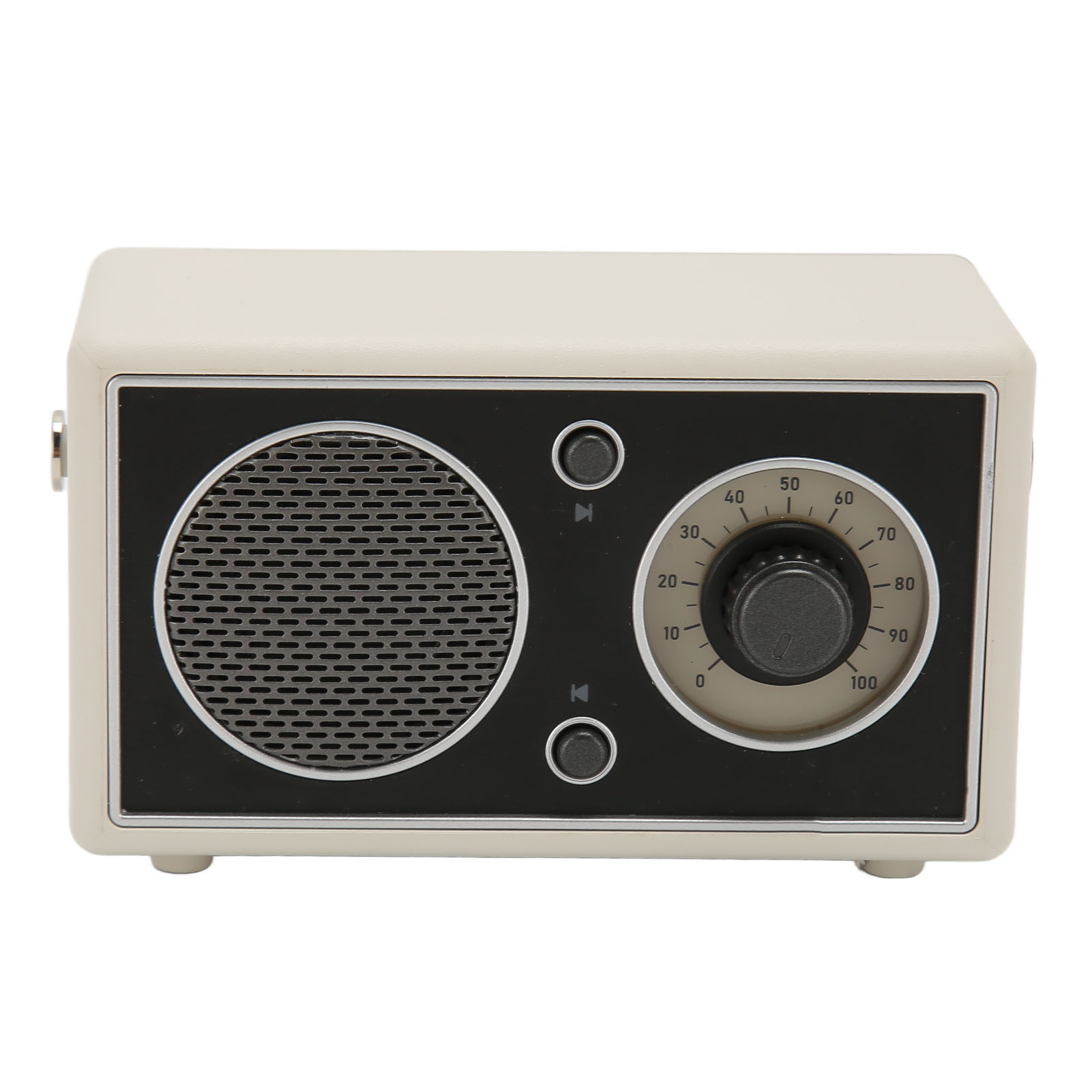 Kabelloser Bluetooth-lautsprecher Bt 5.1 450 Mah, Wiederaufladbar Über Usb, Kompatibel Mit Aux Und Speicherkarte, Tragbar, Ideal Für Den Außeneinsatz (weiß).