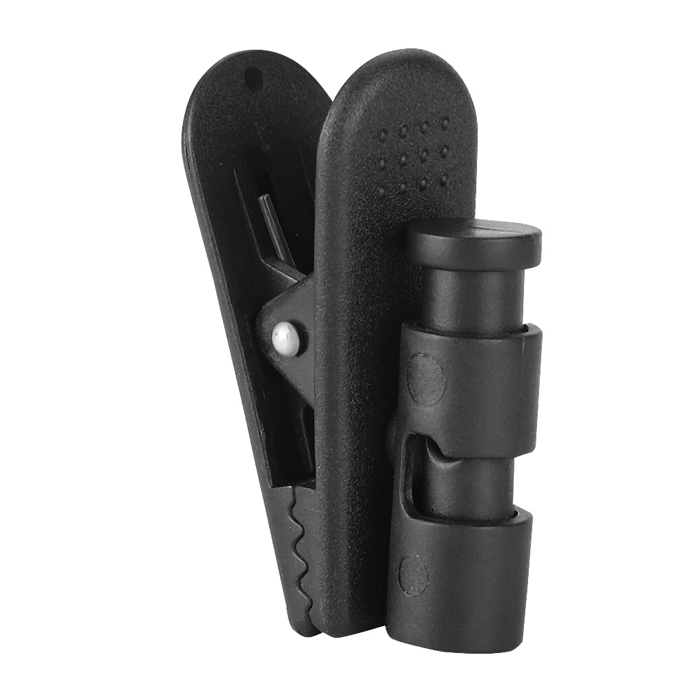 2 Schwarze Ohrstöpsel Für Kopfhörer, Großer Klemmclip