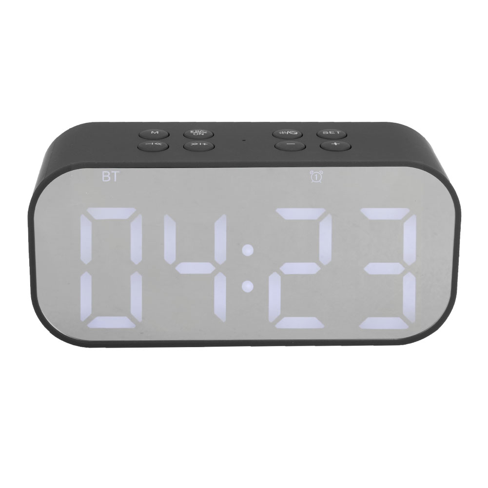 Aec Bt501 Wecker-lautsprecher, Bluetooth-lautsprecher Für Den Außenbereich, Bluetooth 5.0, Schwarz
