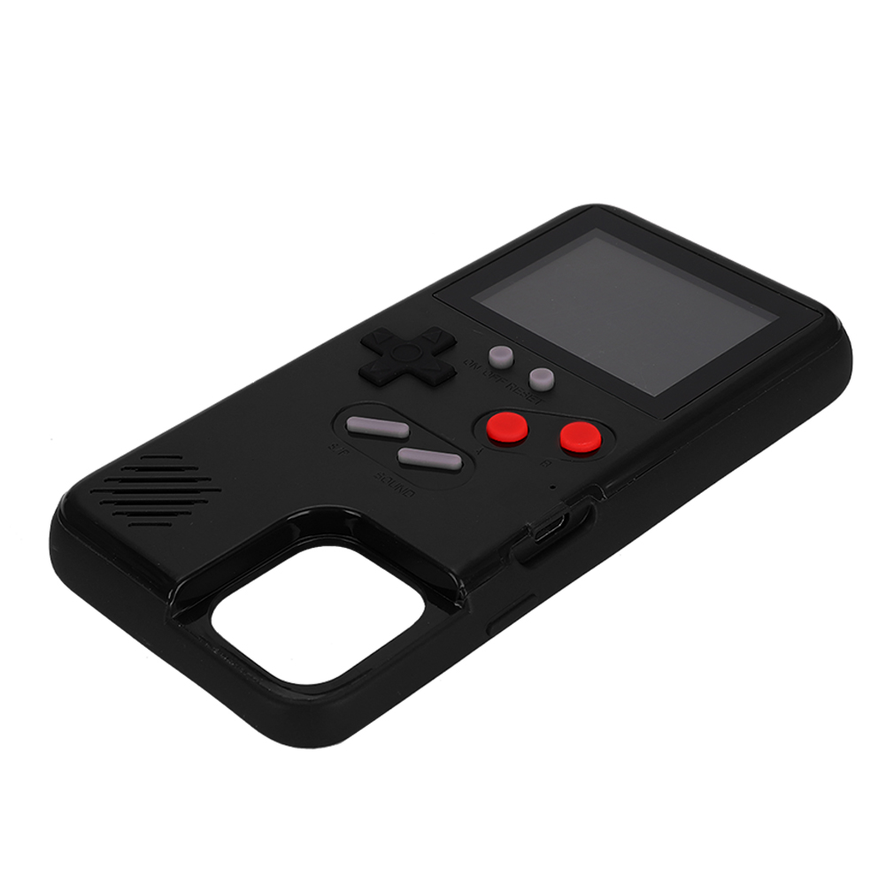 Handyhülle Für Iphone 11 Pro, Retro-spielkonsolen-stil, Schwarz, Mit Farbbildschirm.