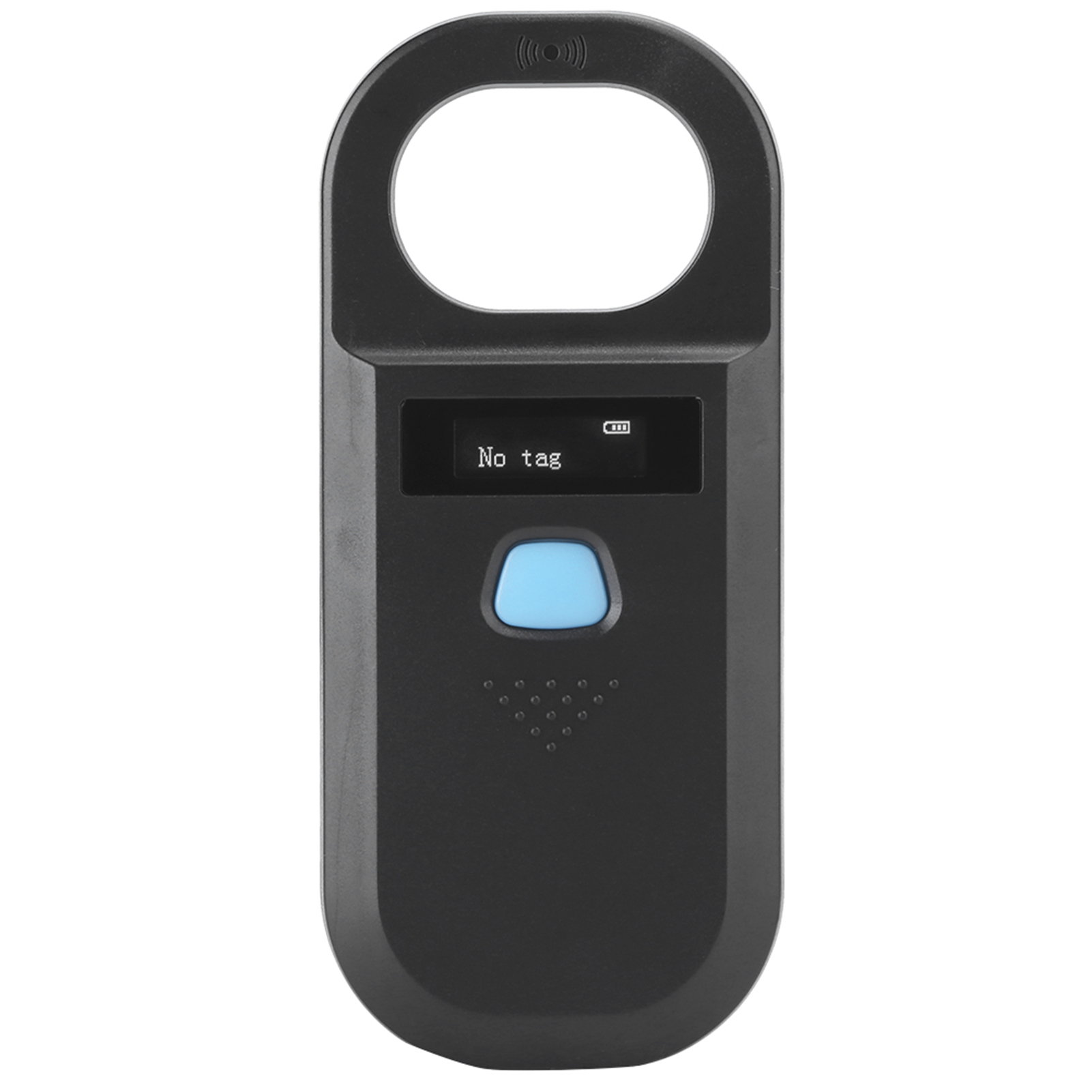 Mikrochip-lesegerät Für Haustiere – Tragbarer Scanner Mit Hellem Oled-bildschirm (schwarz)