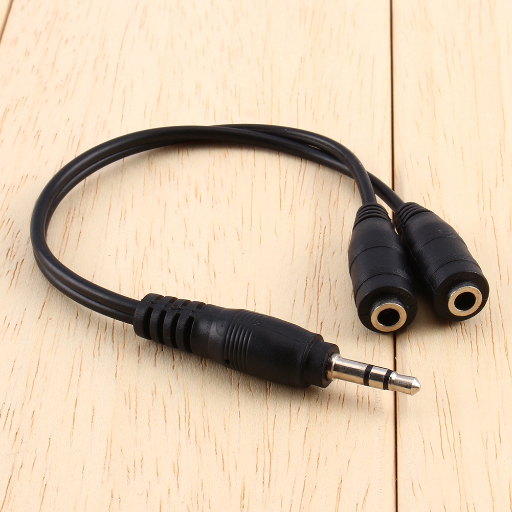 3,5-mm-klinkenstecker Auf 2 Stereo-klinkenbuchsen, Kopfhörer-splitter