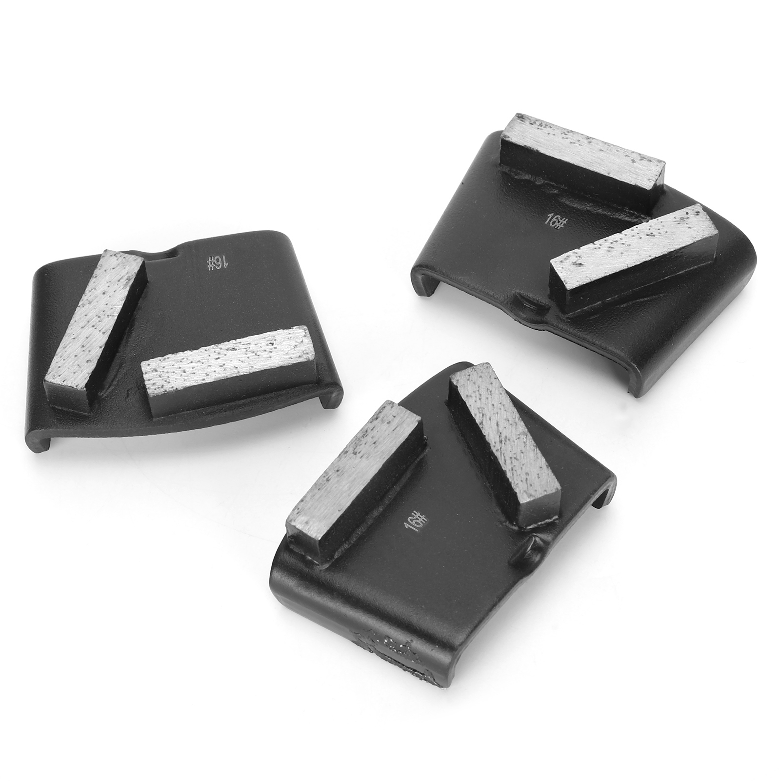 Set Mit 3 Diamantschleifblöcken Mit Langen Zähnen Zum Schleifen Und Polieren, Schleifzubehör