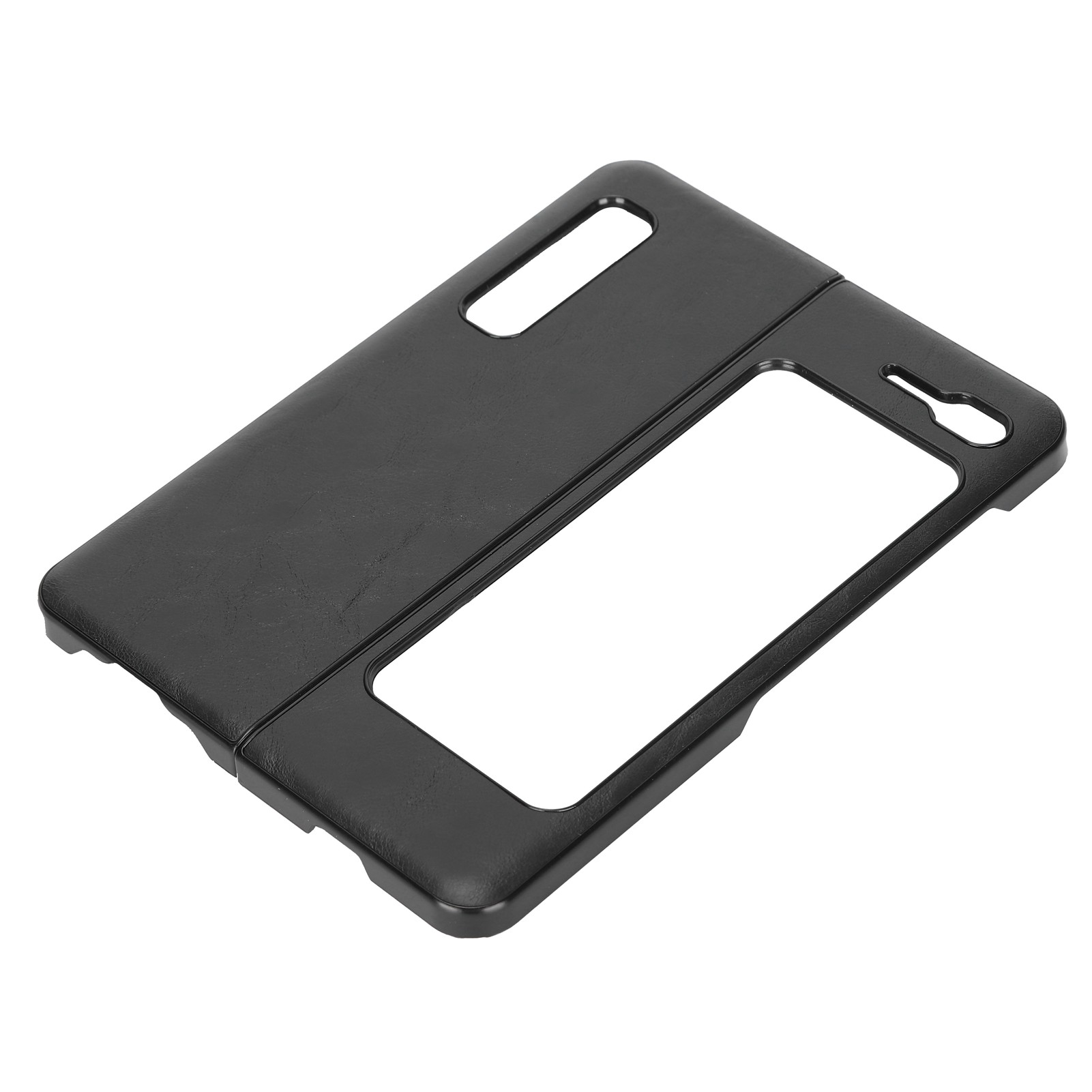 Leder-handyhülle, Vollständig Stoßfeste Schutzhülle Für Samsung Galaxy Z Fold 1 W20 (schwarz)