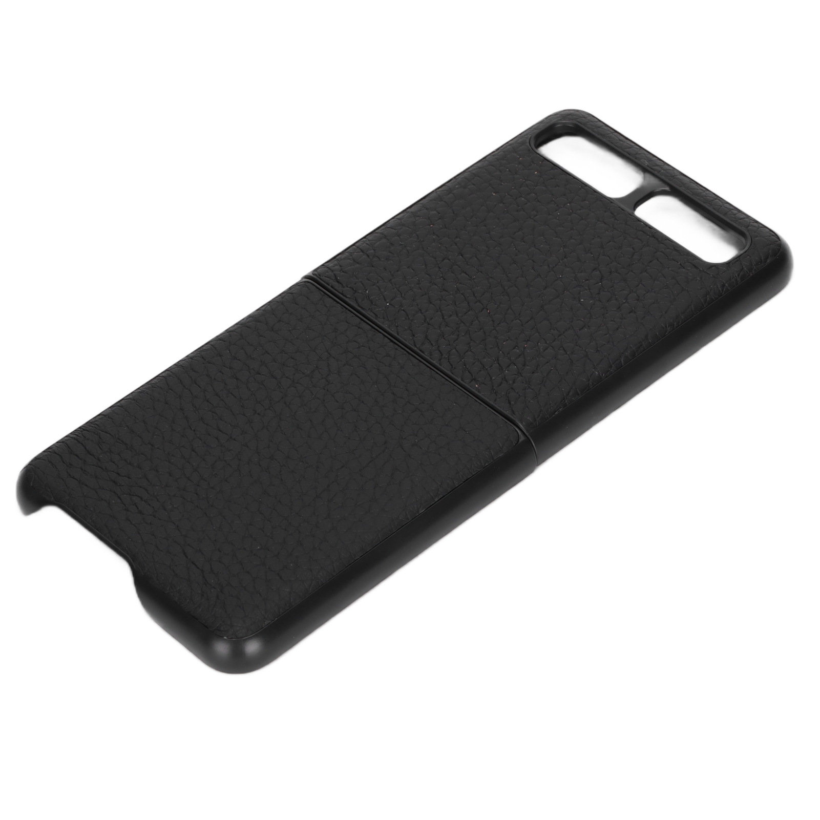 Schutzhülle Aus Leder Für Samsung Galaxy Z Flip, Kratzfeste Hülle, Schwarz, Typ 1