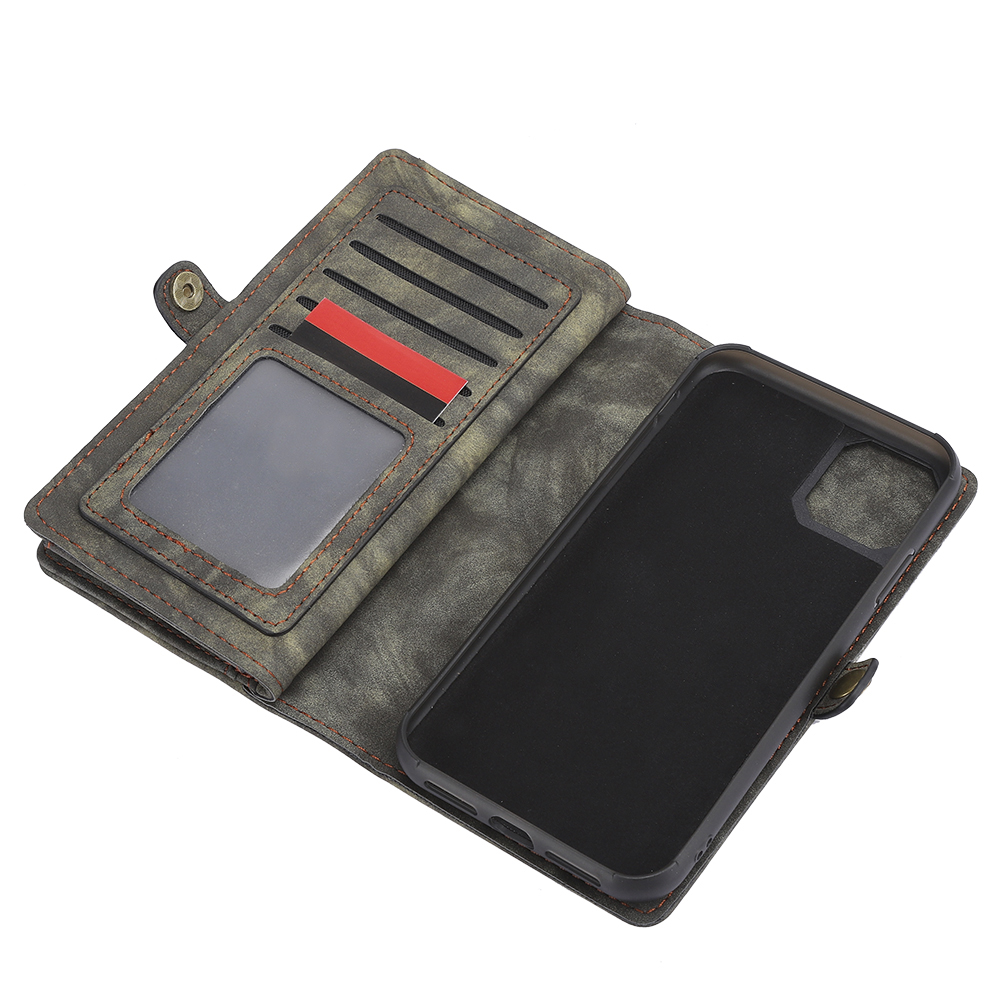 Schwarze Leder-schutzhülle Für Iphone 11 Pro Max/iphone 11 Pro/iphone 11 (6,1 Zoll)