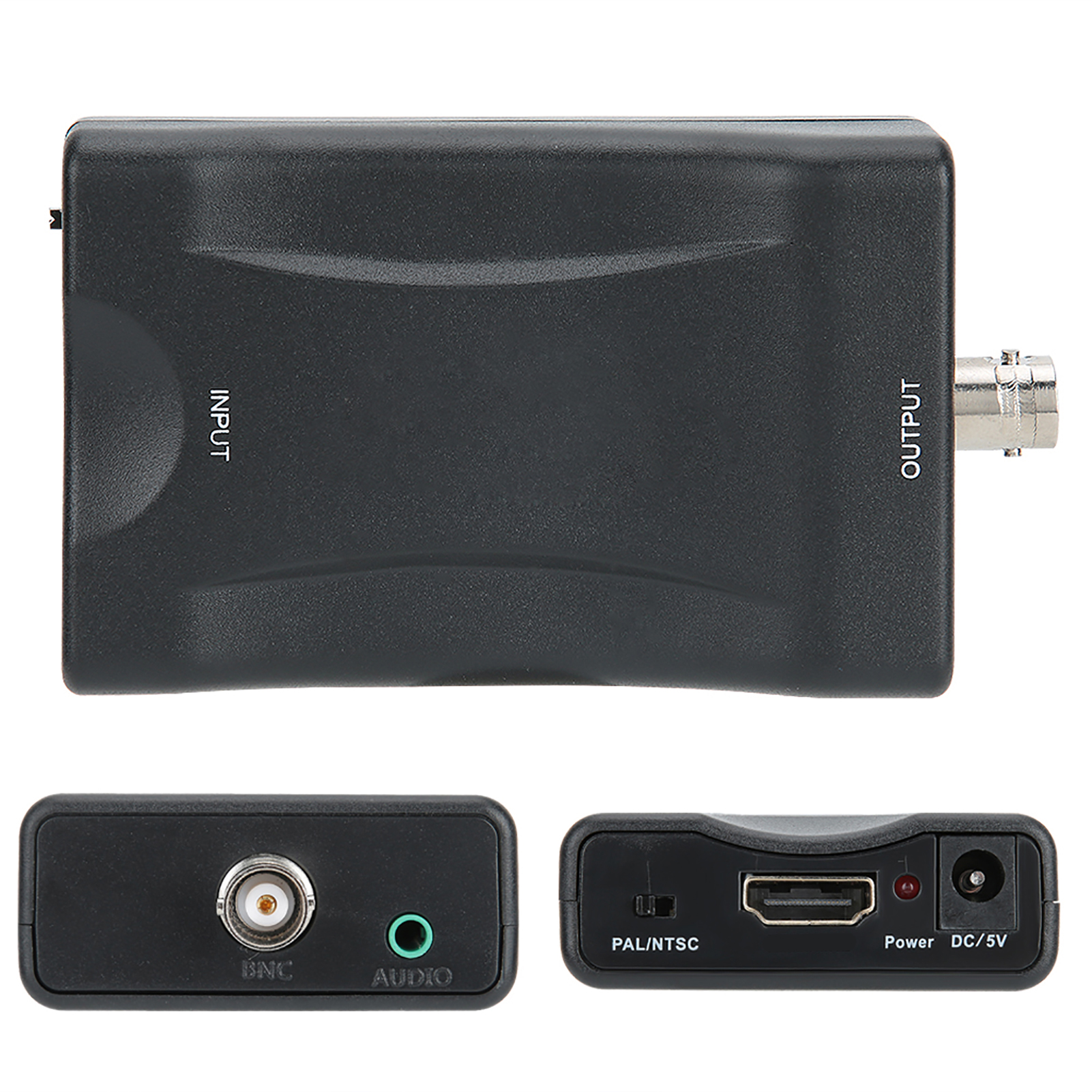 Schwarzer Hdmi-zu-bnc-videokonverter, Kompatibel Mit Pal/ntsc-systemen Für Dvd-recorder