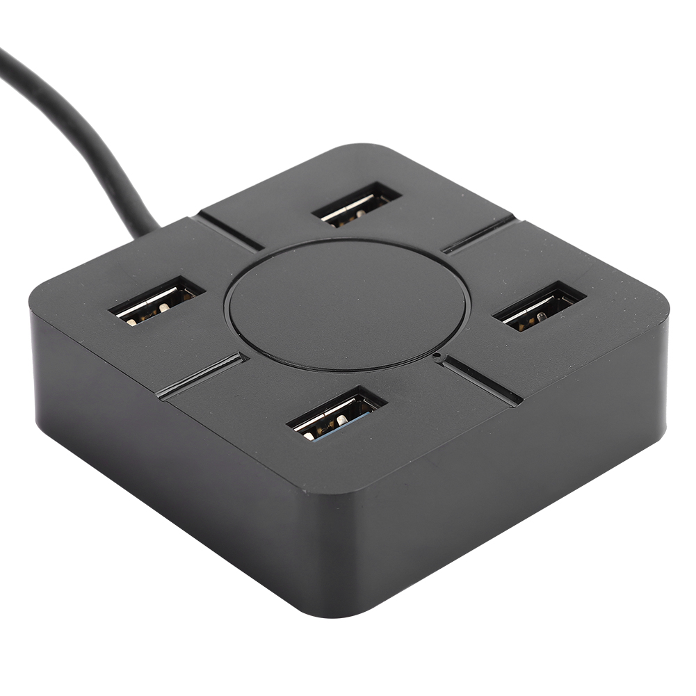 Usb 3.0 Hub, 4-in-1 Splitter, Multifunktionale 4-port-laptop-dockingstation, Schwarz