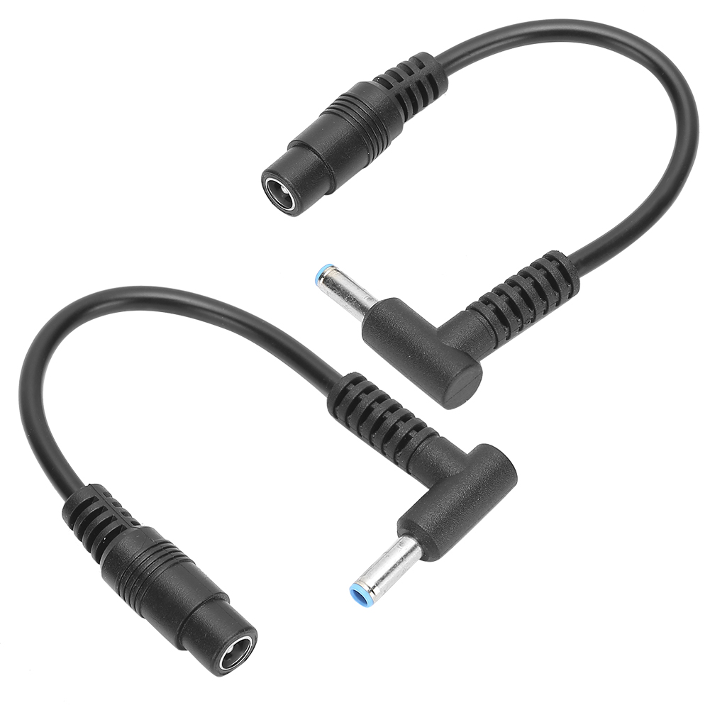 Packung Mit 2 Netzadapterkabeln, 5,5 X 2,1 Mm Buchse Auf 4,5 X 3,0 Mm Stecker Für Hp Laptops